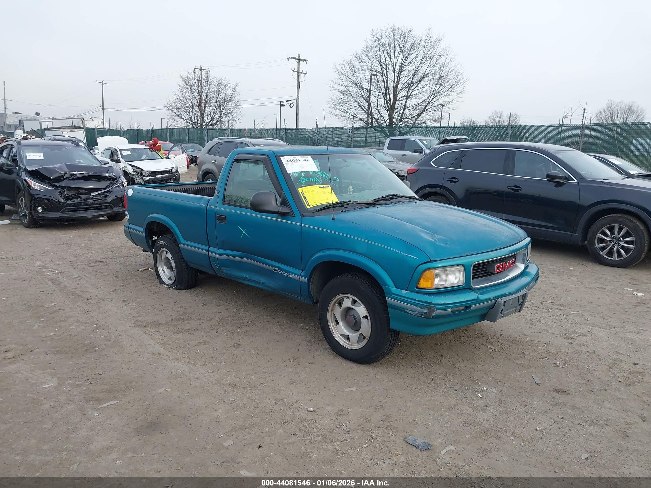 1996 Gmc Sonoma   Green vin: 1GTCS1444T8511601