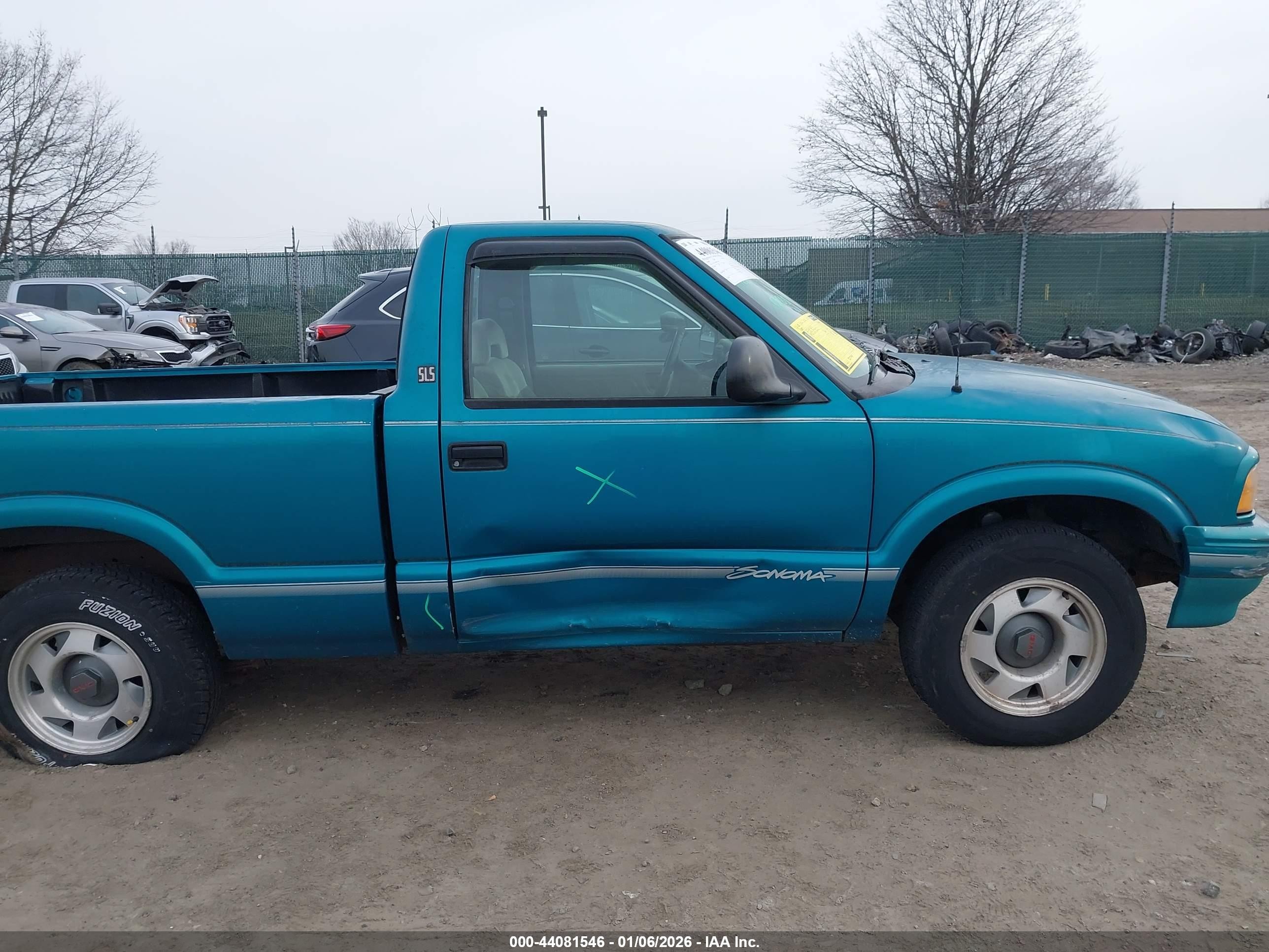 1996 Gmc Sonoma   Green vin: 1GTCS1444T8511601