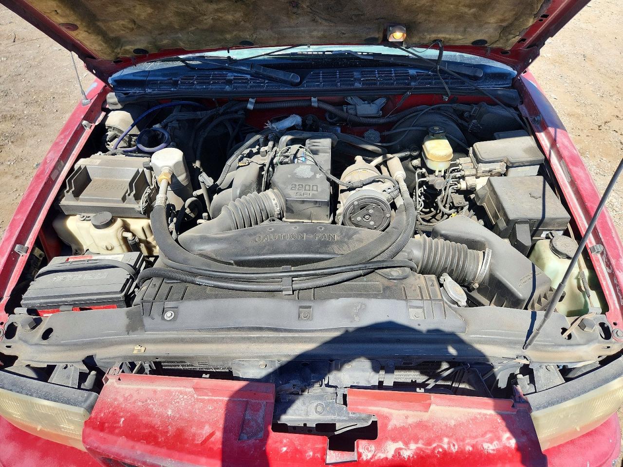 1998 Gmc Sonoma Red vin: 1GTCS1444W8510727