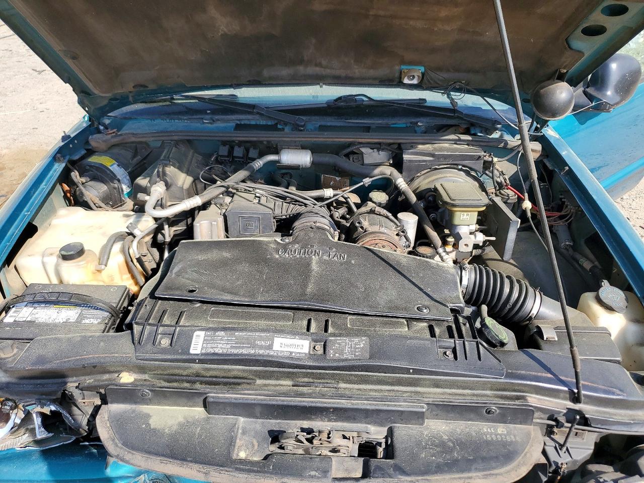 1994 Gmc Sonoma Teal vin: 1GTCS1445R8526357