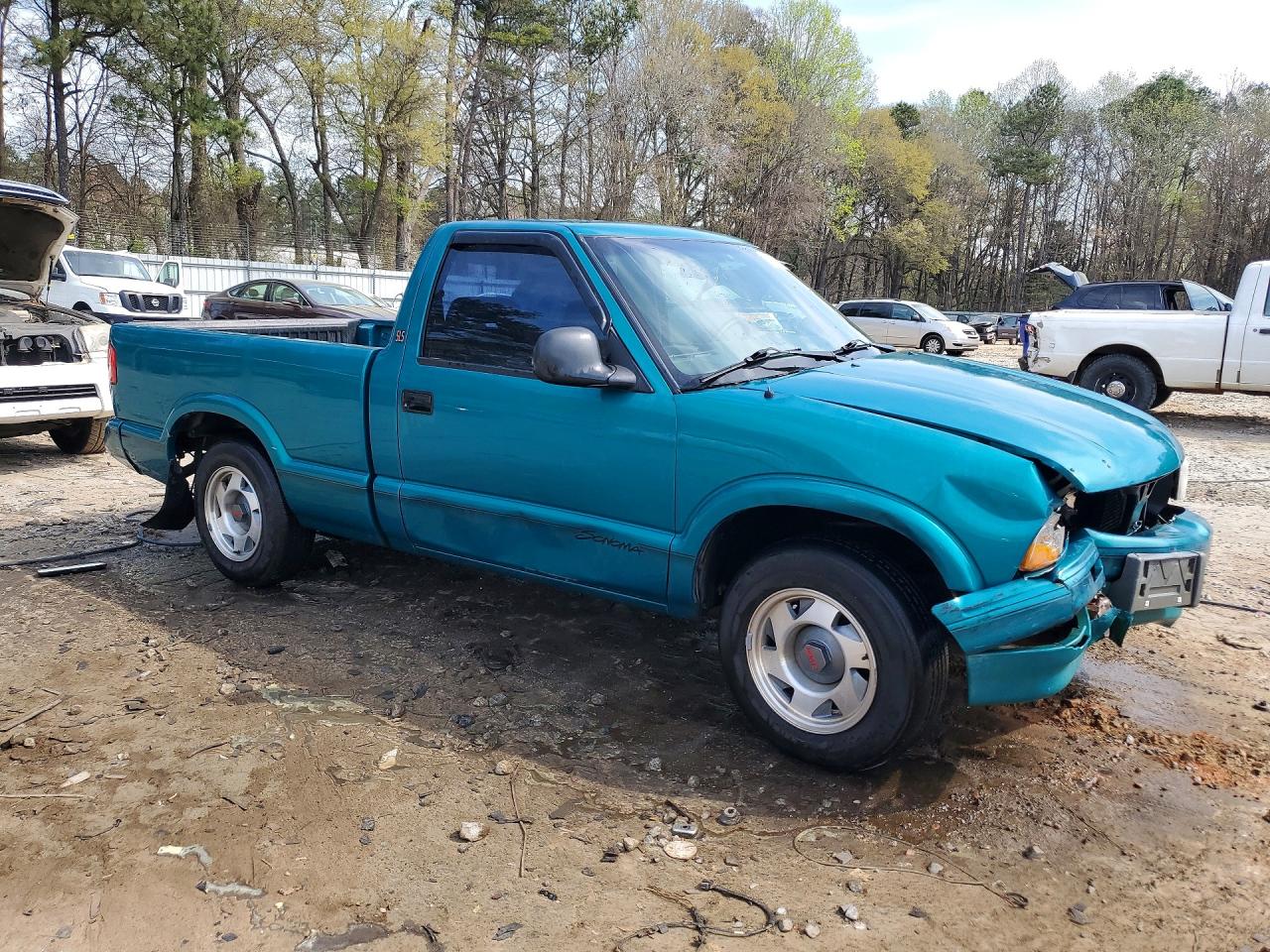 1994 Gmc Sonoma Teal vin: 1GTCS1445R8526357