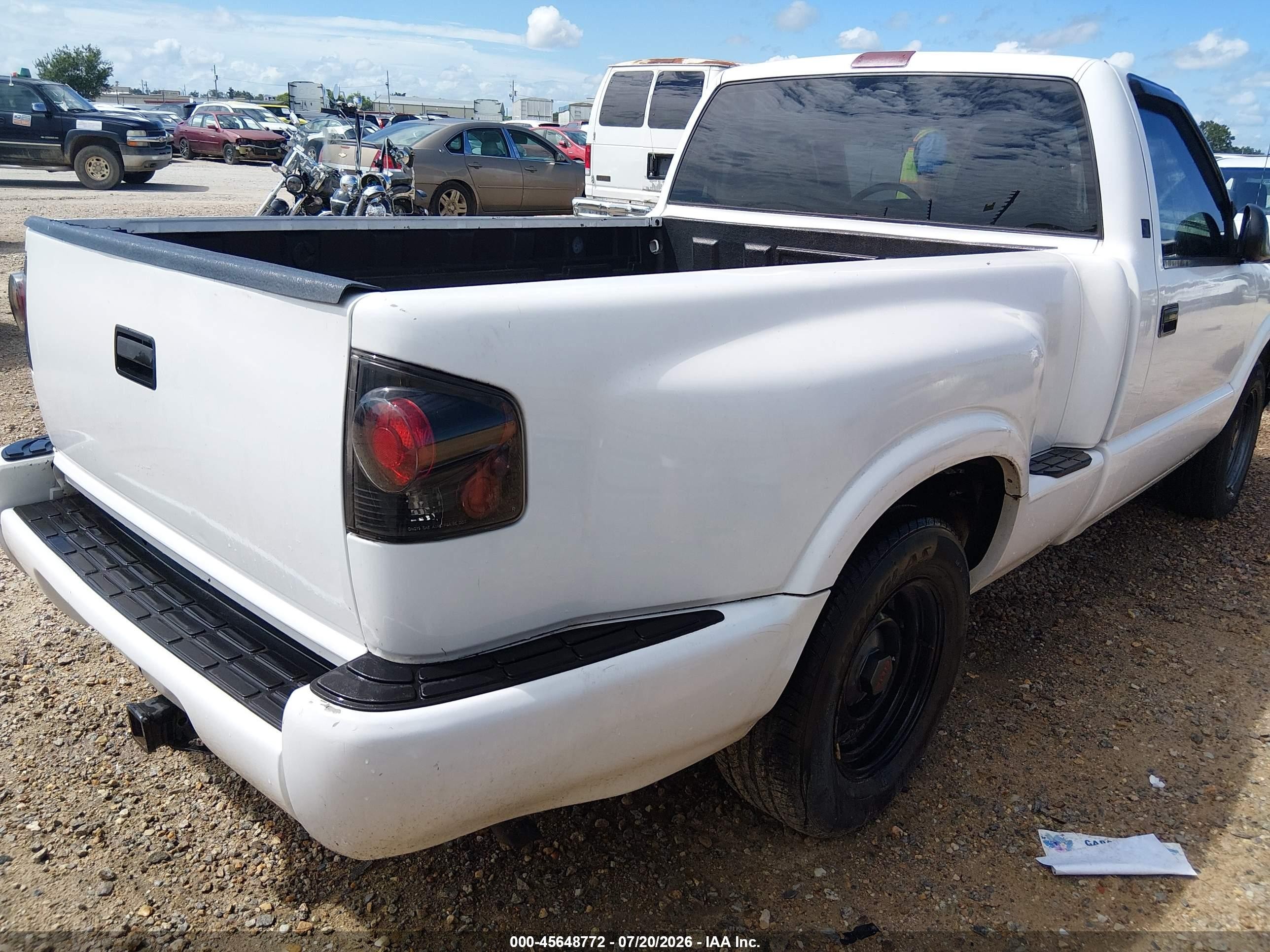 1997 Gmc Sonoma Sl Wideside White vin: 1GTCS1445V8505440