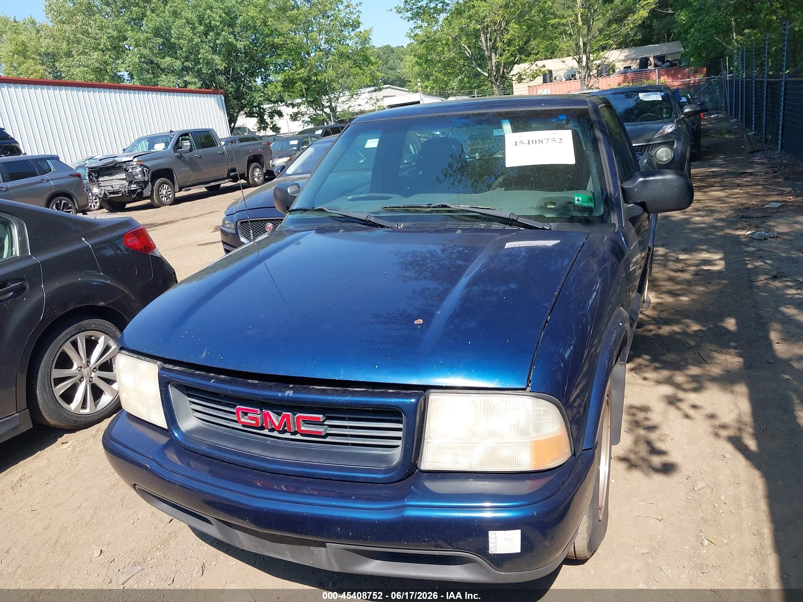 2000 Gmc Sonoma Sls Blue vin: 1GTCS1445YK193675