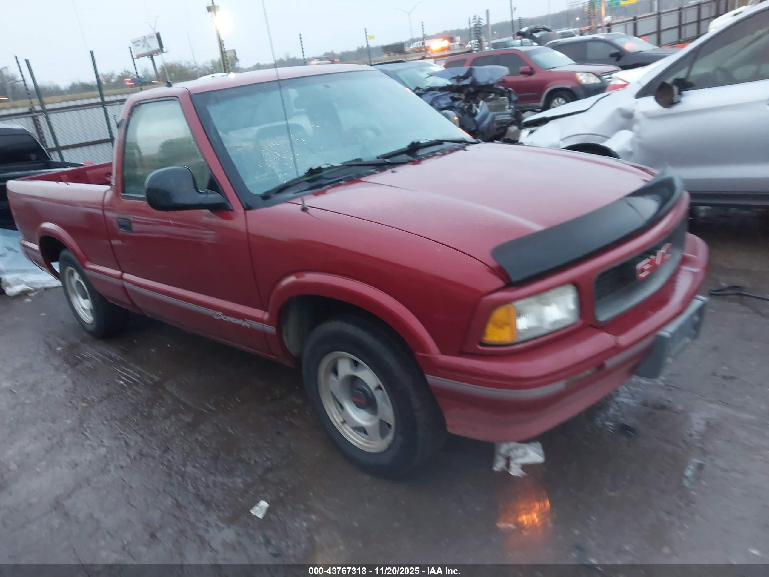 1996 Gmc Sonoma   Красный vin: 1GTCS1446TK515720