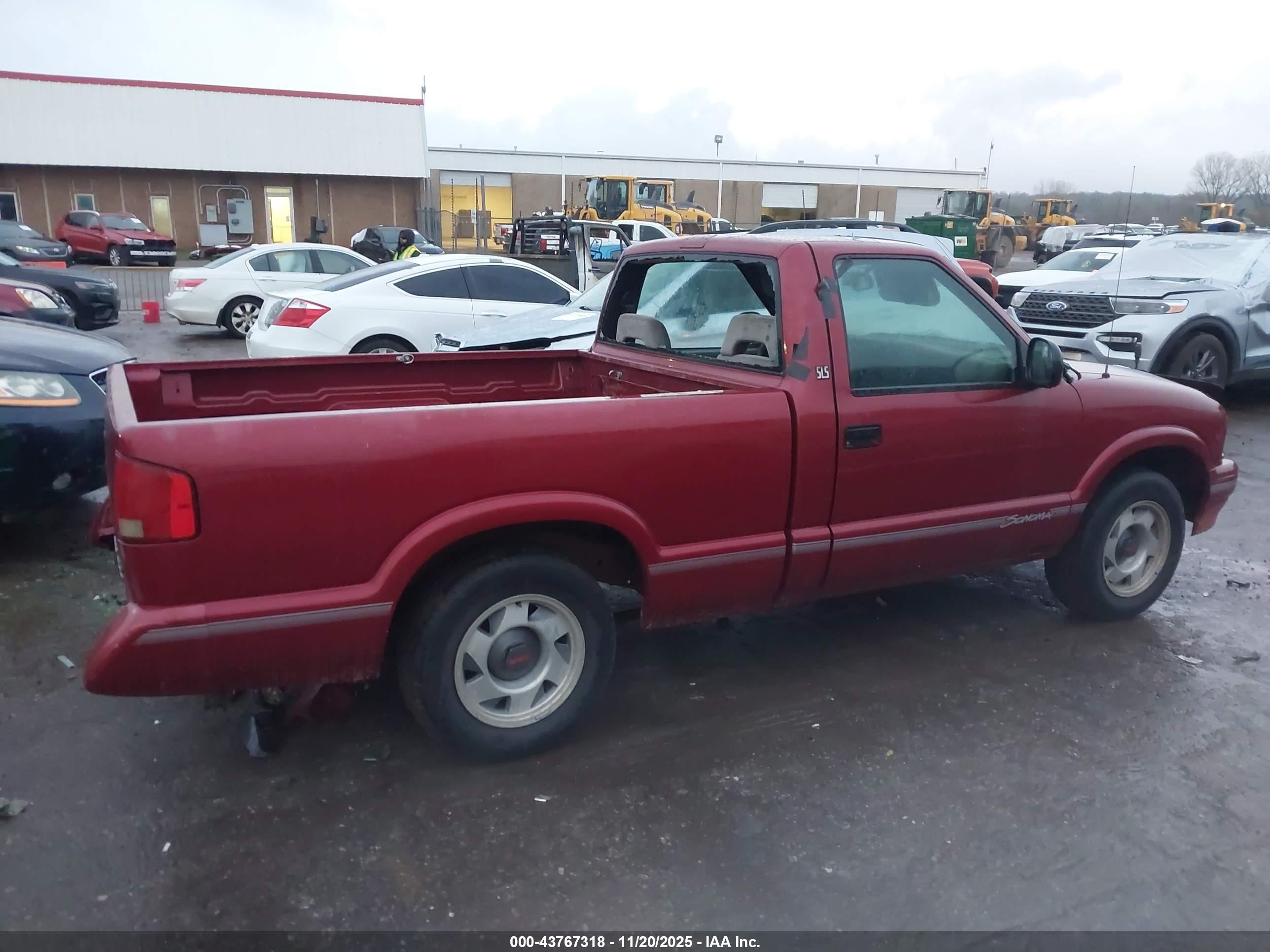 1996 Gmc Sonoma   Красный vin: 1GTCS1446TK515720