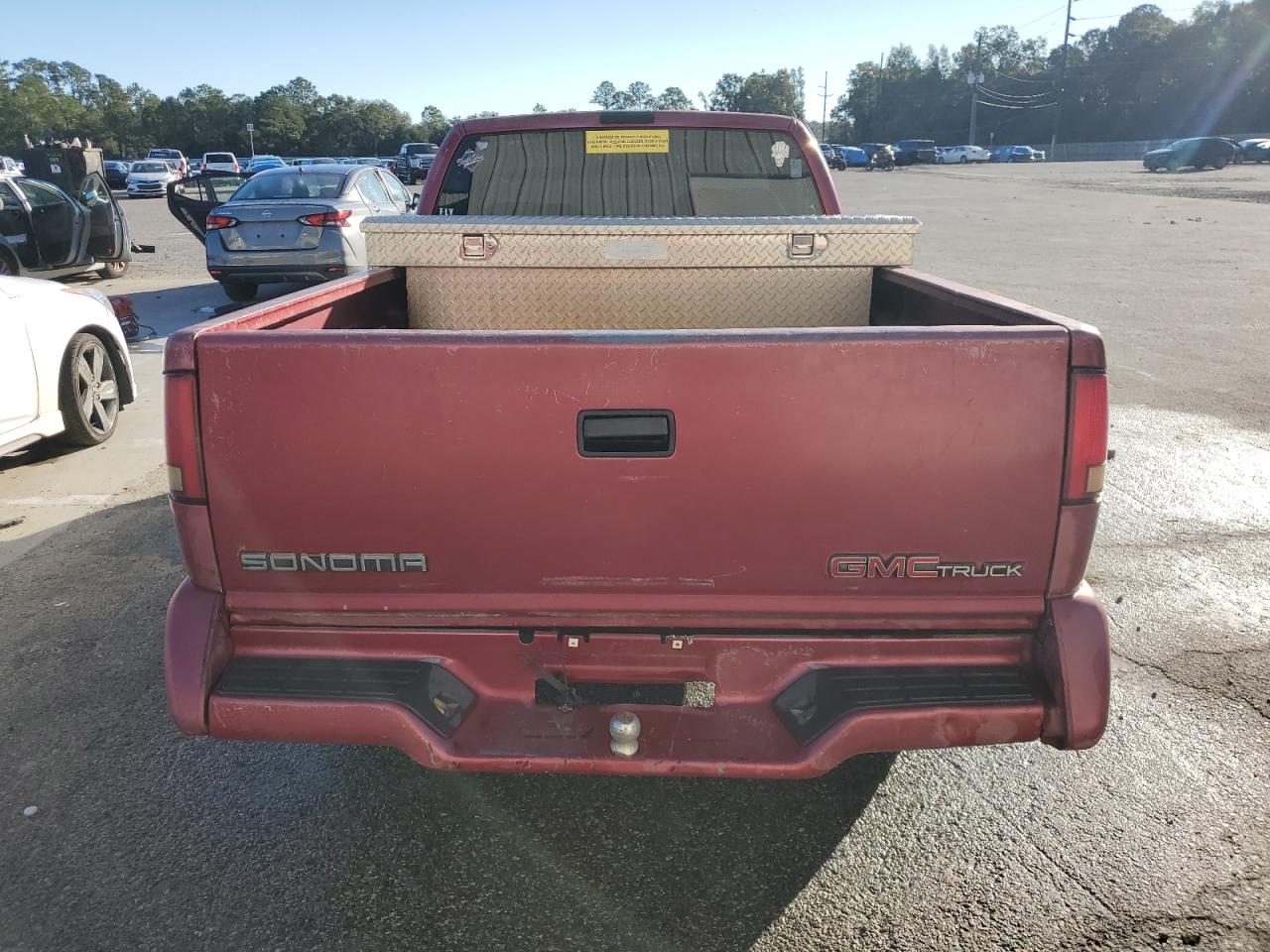 1996 Gmc Sonoma Бордовый vin: 1GTCS1447TK519582