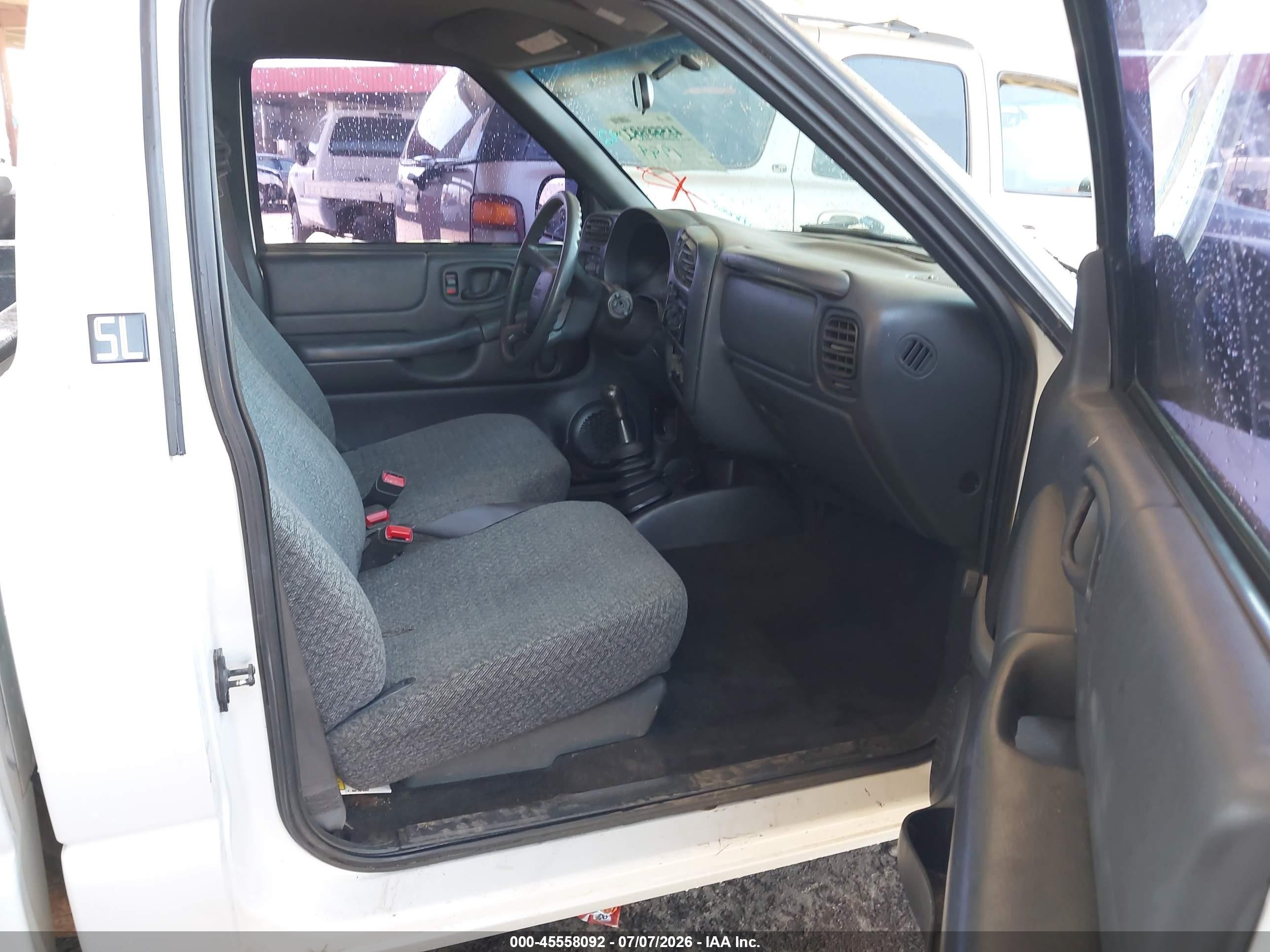 1999 Gmc Sonoma Sl White vin: 1GTCS1447XK518065