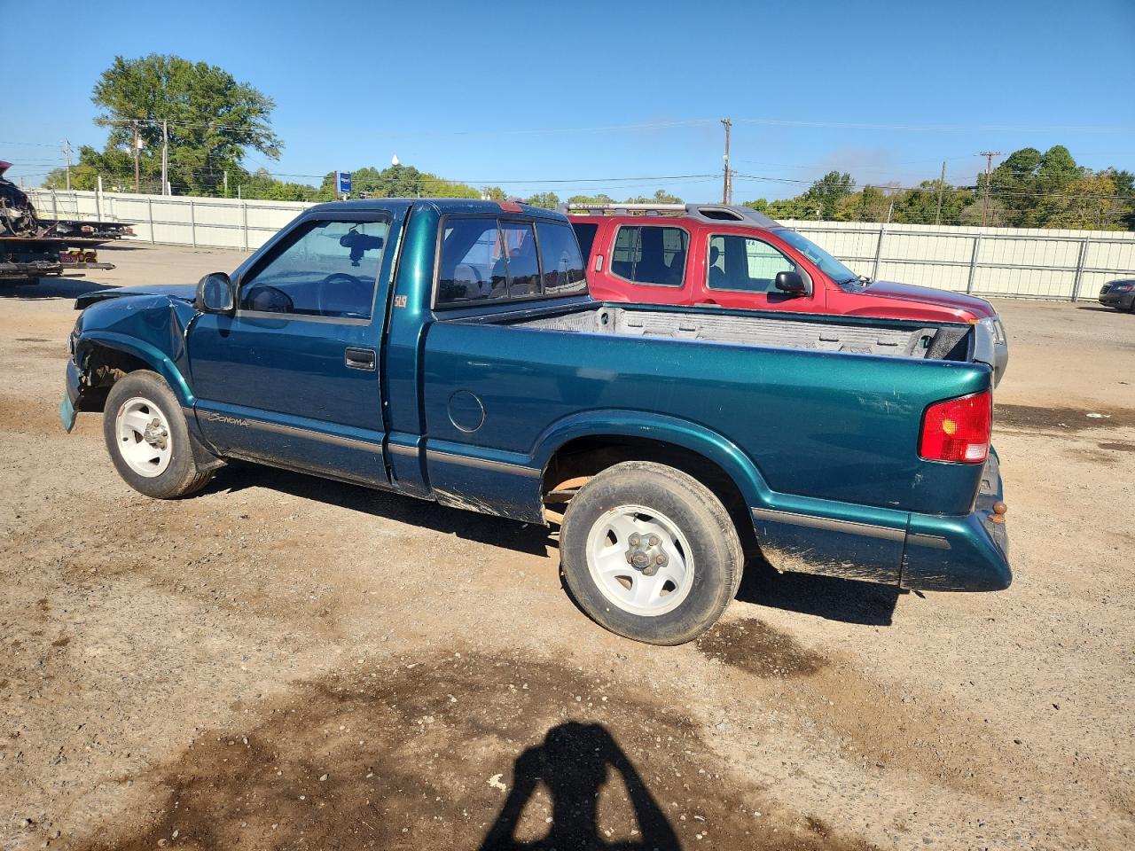 1996 Gmc Sonoma Зеленый vin: 1GTCS1448T8506448