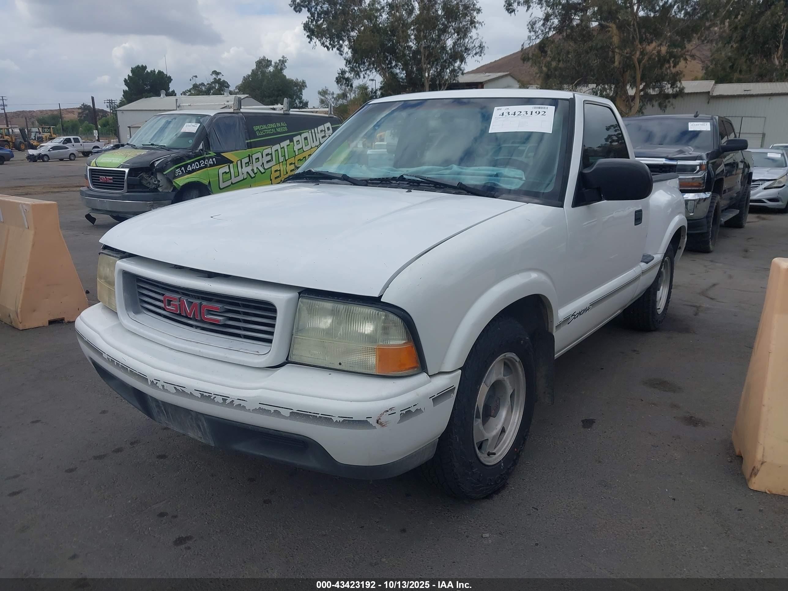 1999 Gmc Sonoma Sls Белый vin: 1GTCS1448X8508416