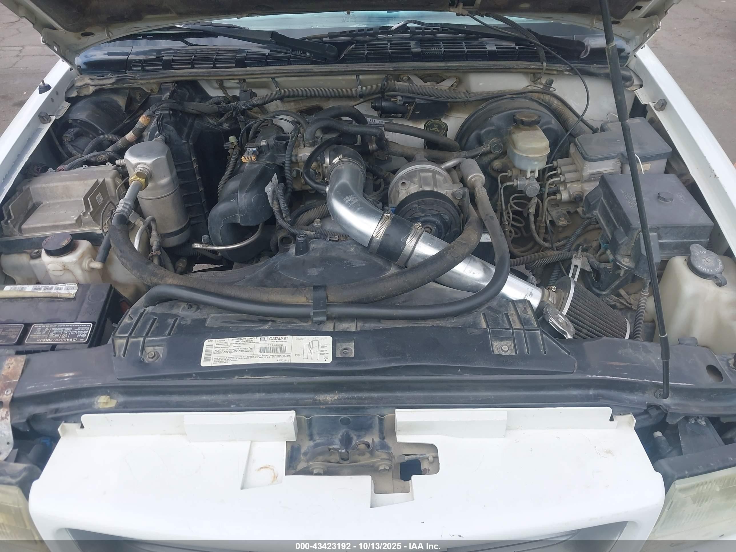 1999 Gmc Sonoma Sls Белый vin: 1GTCS1448X8508416