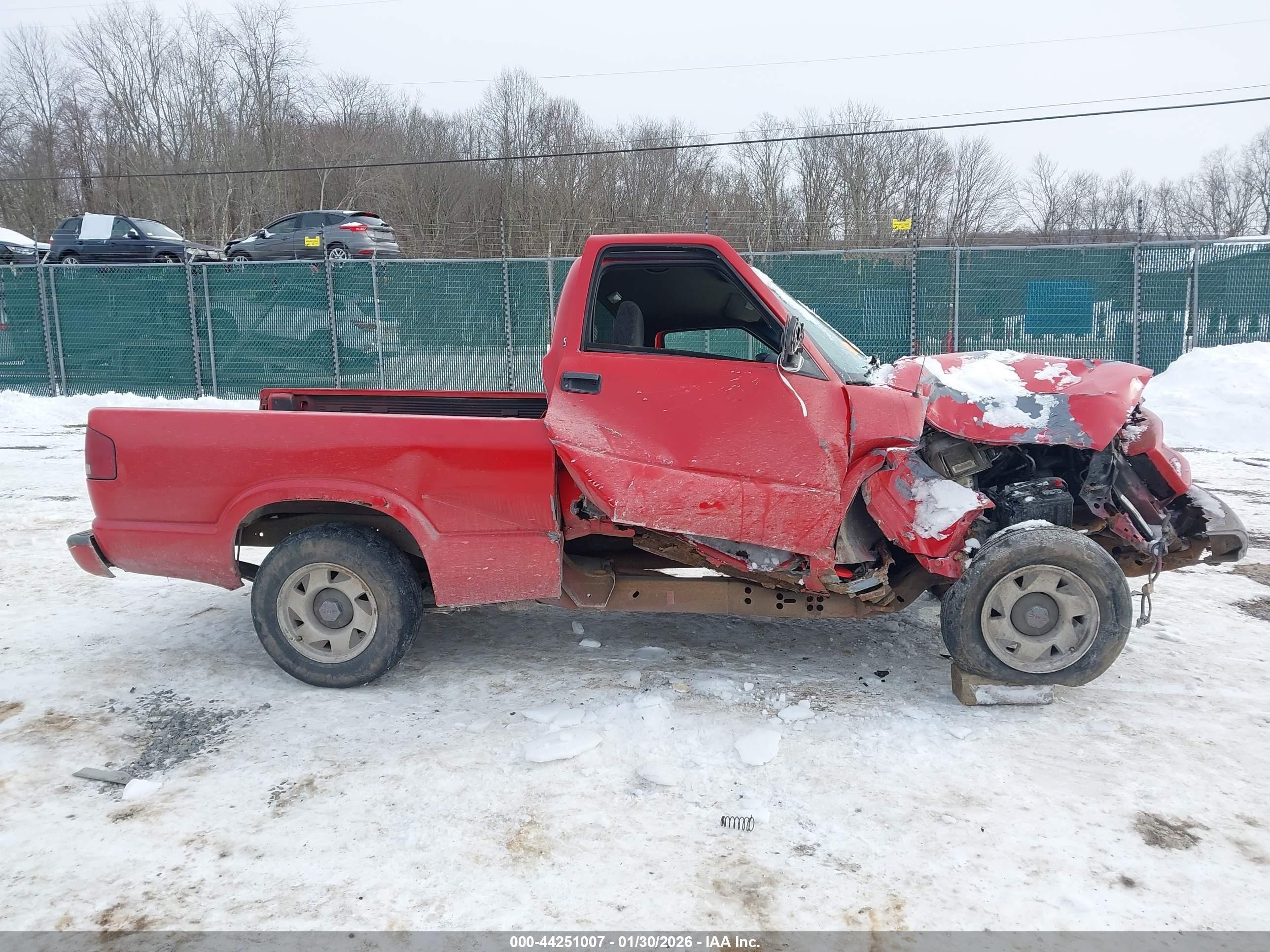 1999 Gmc Sonoma Sls Red vin: 1GTCS1448XK512890