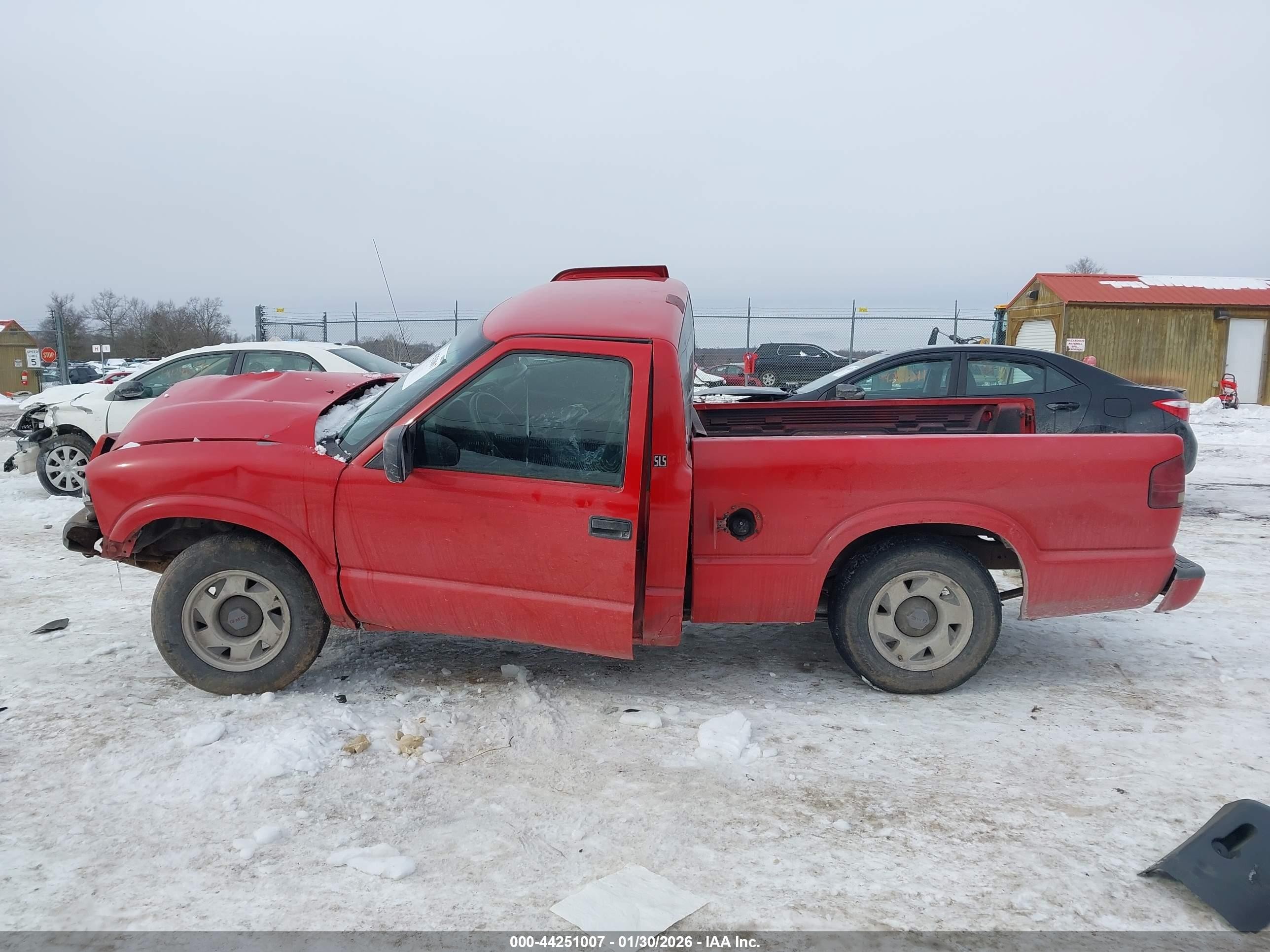 1999 Gmc Sonoma Sls Red vin: 1GTCS1448XK512890