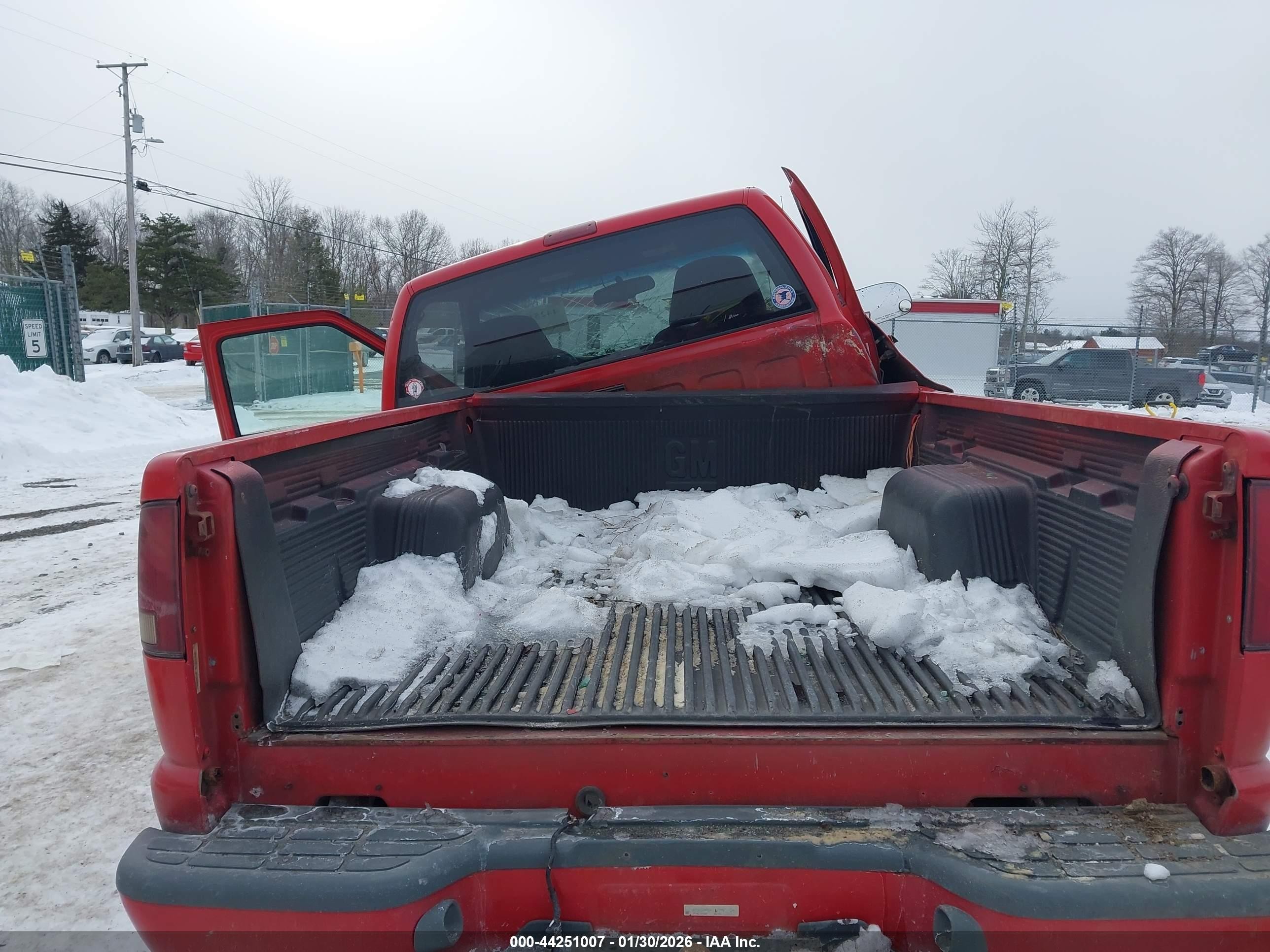 1999 Gmc Sonoma Sls Red vin: 1GTCS1448XK512890