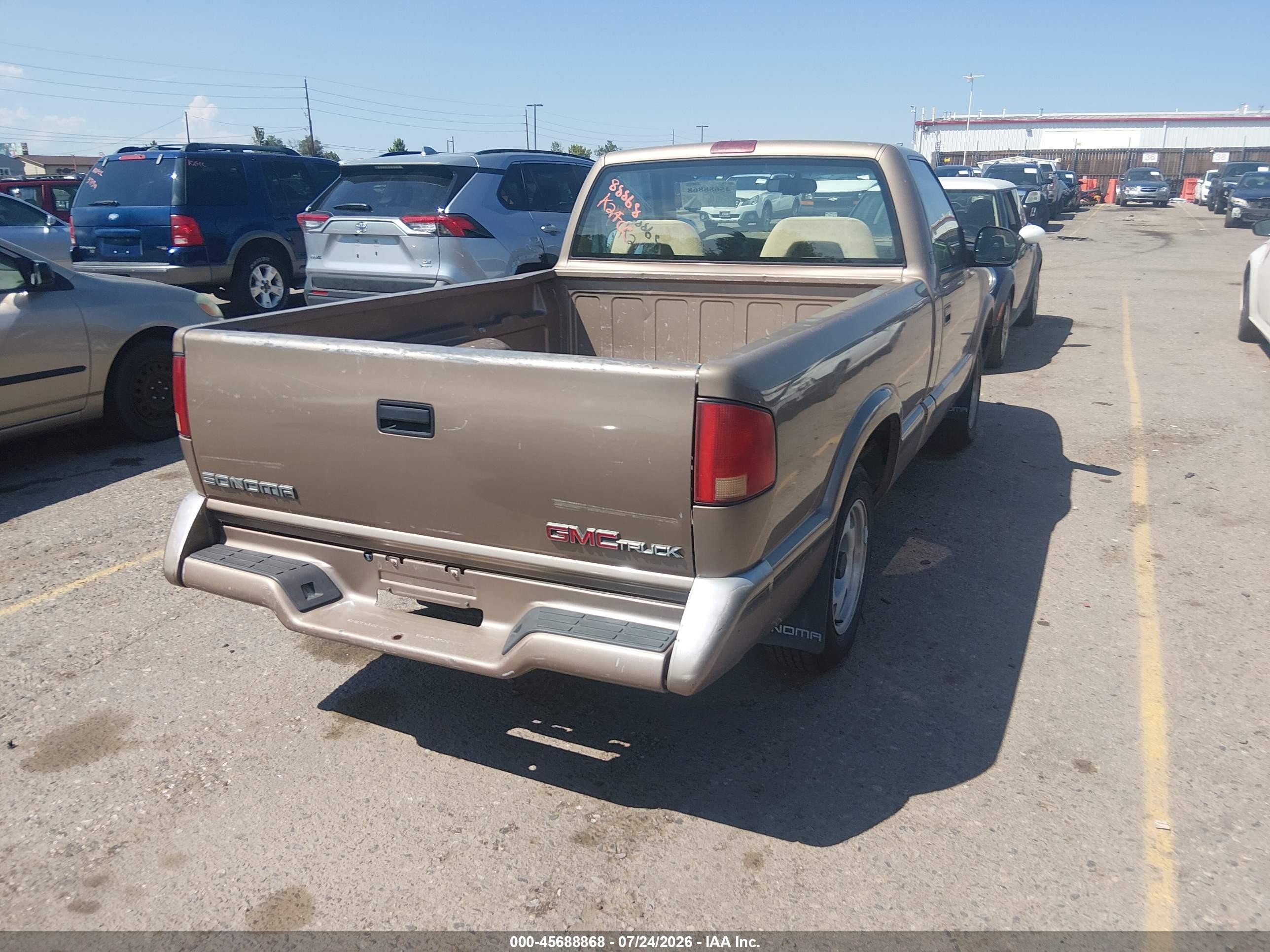 1996 Gmc Sonoma   Brown vin: 1GTCS144XT8522750