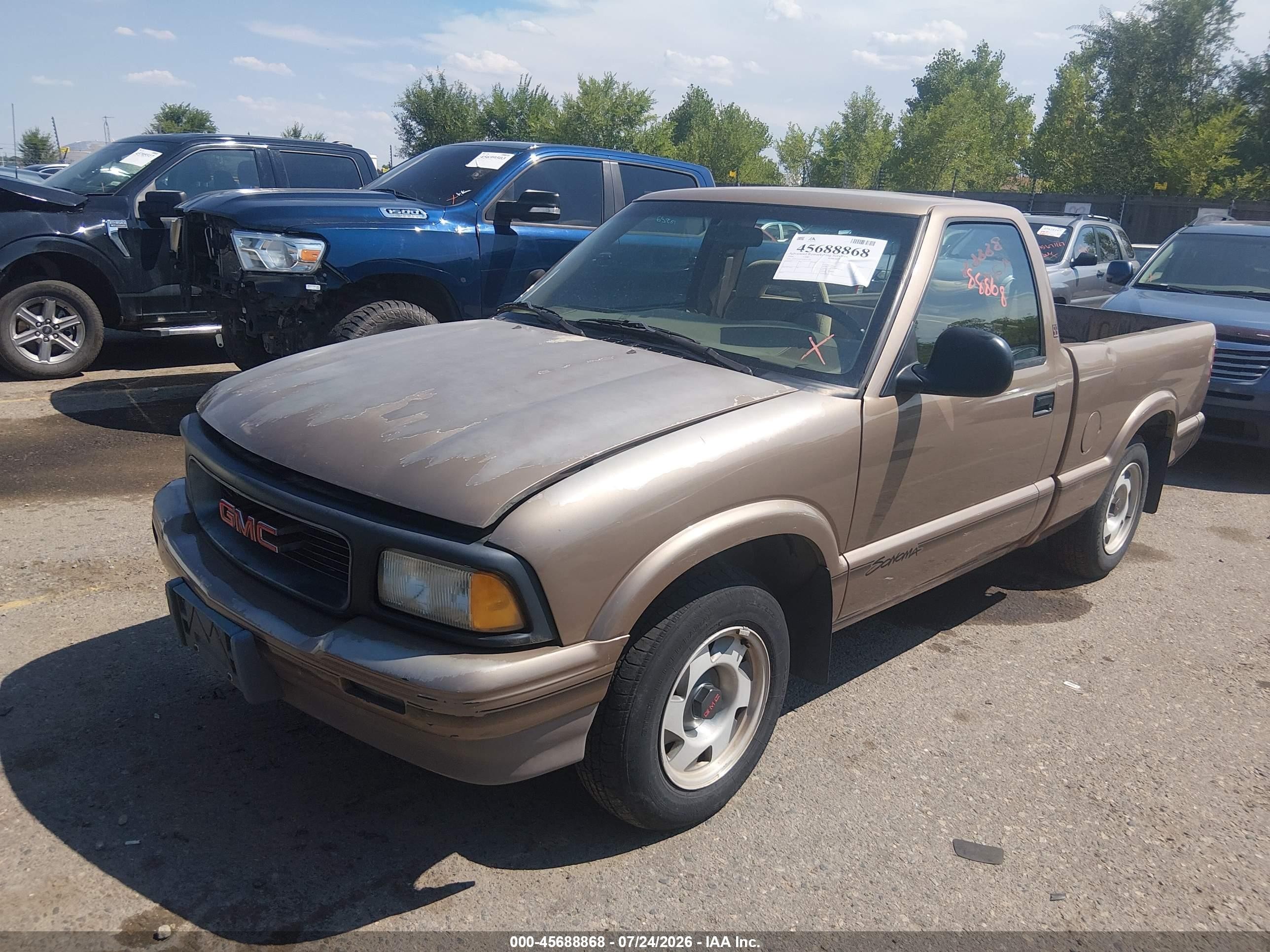 1996 Gmc Sonoma   Brown vin: 1GTCS144XT8522750