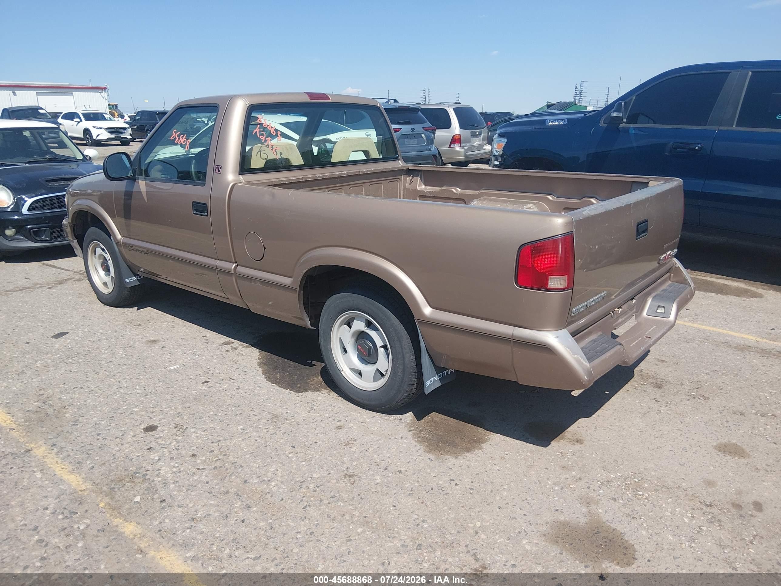 1996 Gmc Sonoma   Brown vin: 1GTCS144XT8522750