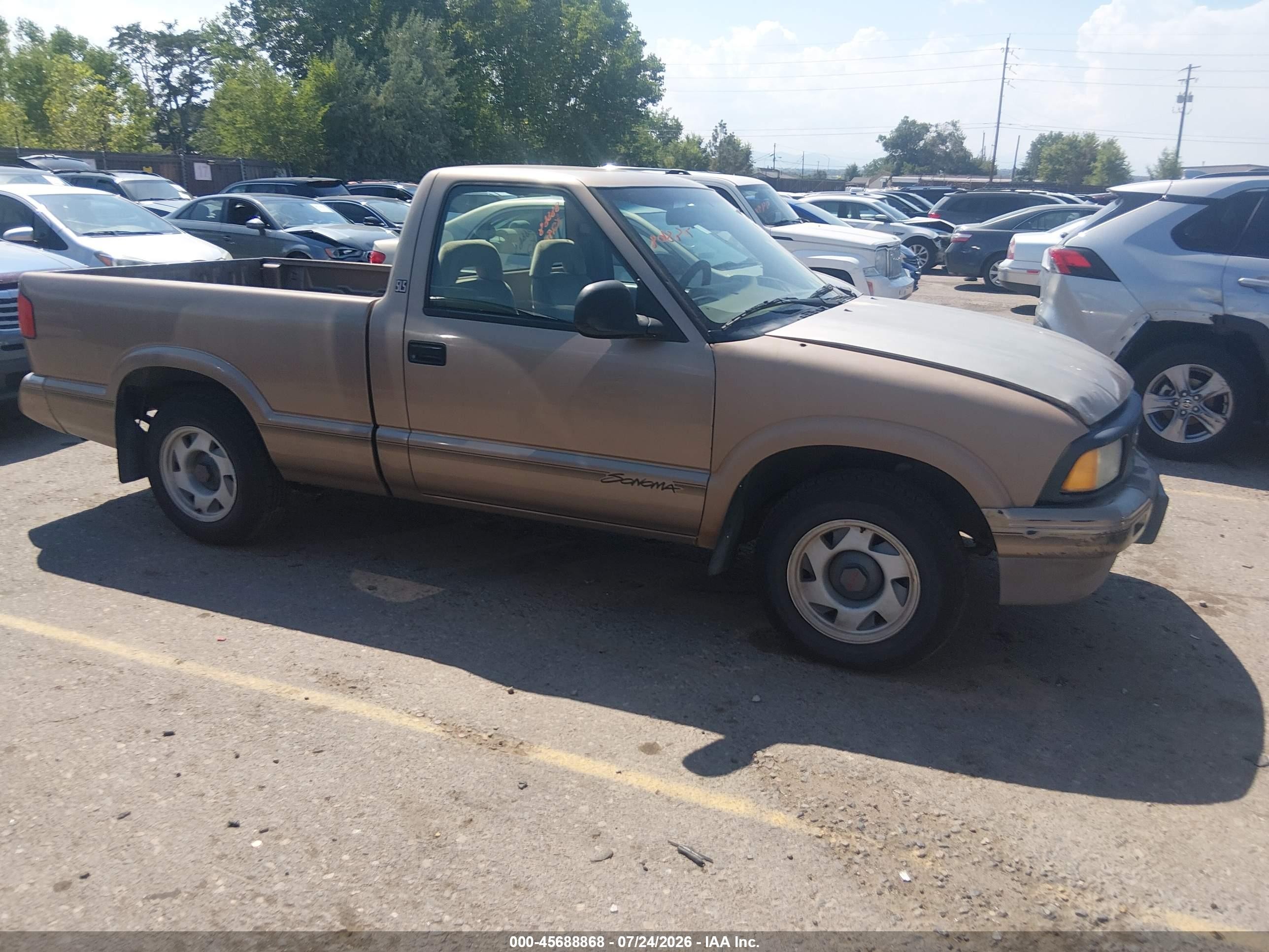 1996 Gmc Sonoma   Brown vin: 1GTCS144XT8522750