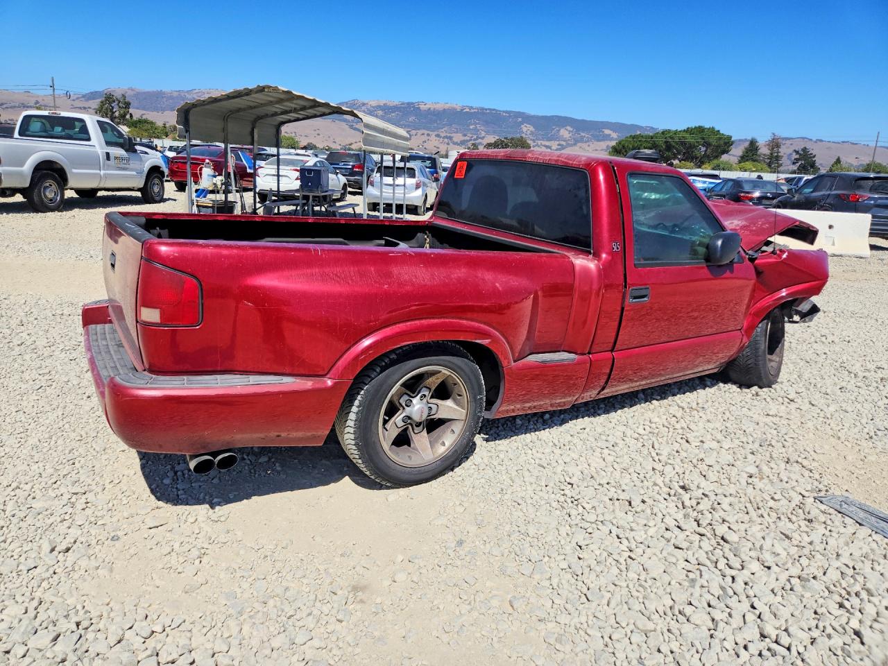 2001 Gmc Sonoma Red vin: 1GTCS145818127701