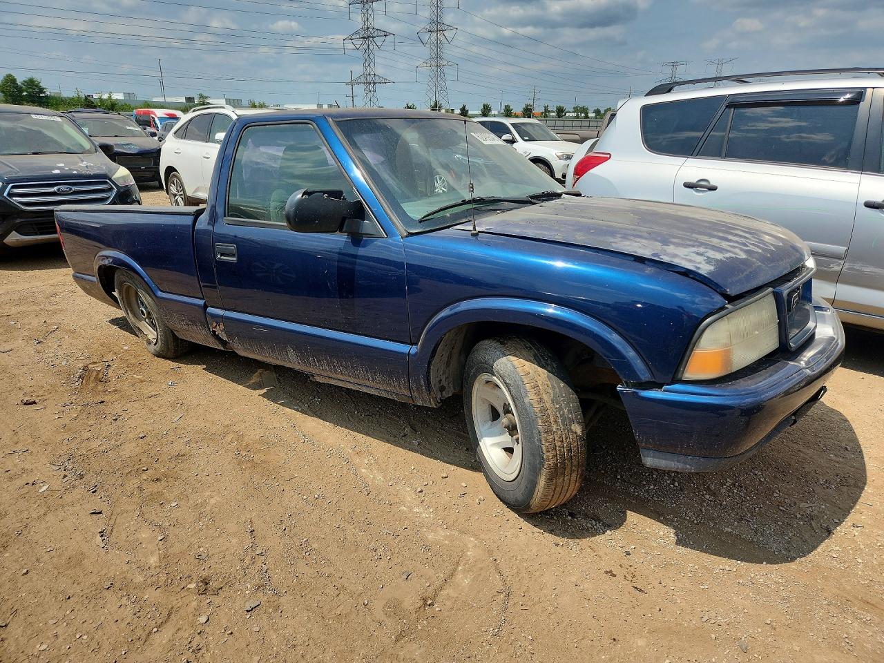 2001 Gmc Sonoma Синий vin: 1GTCS145X1K141215