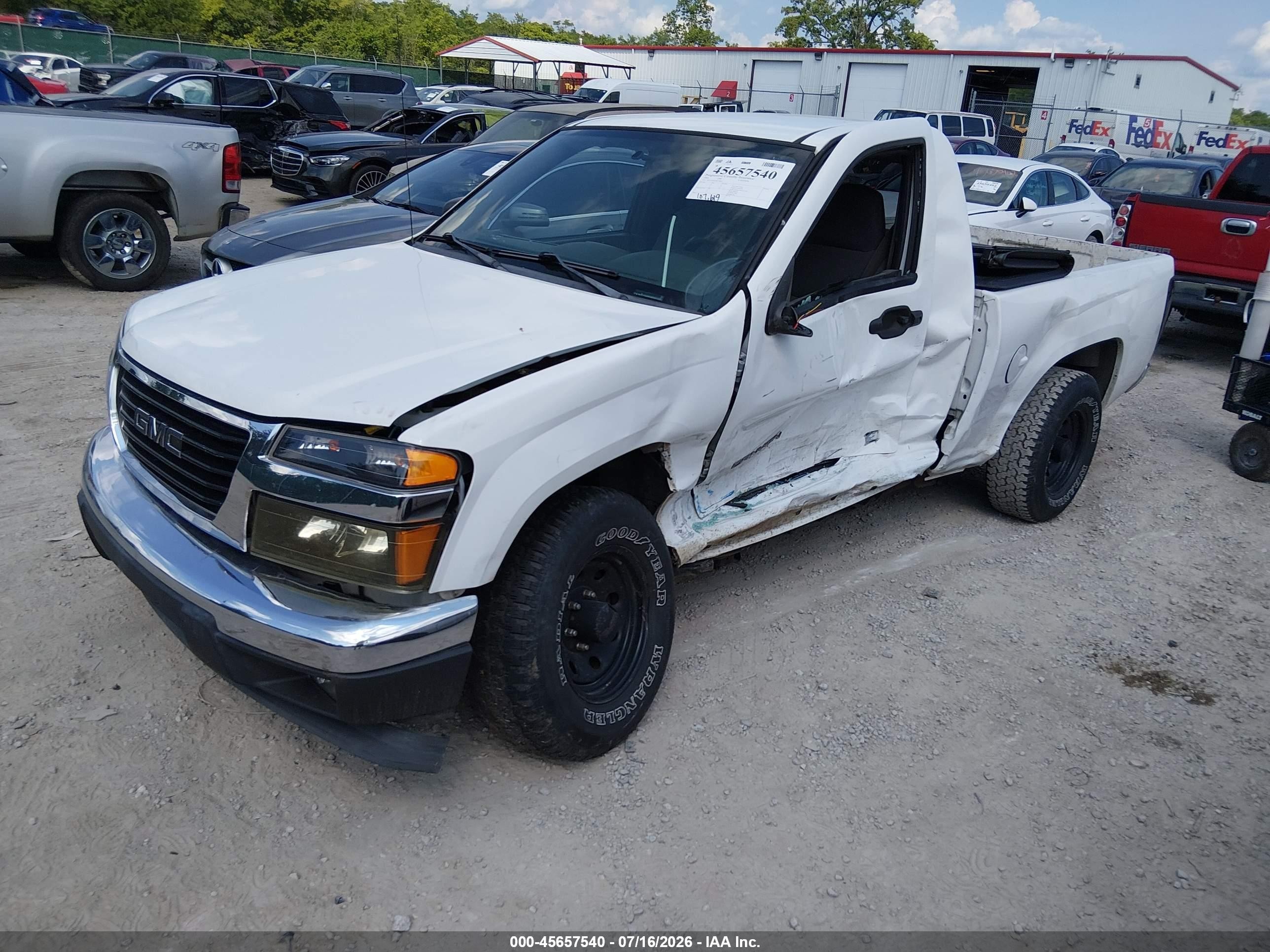 2004 Gmc Canyon Sle White vin: 1GTCS146548128866
