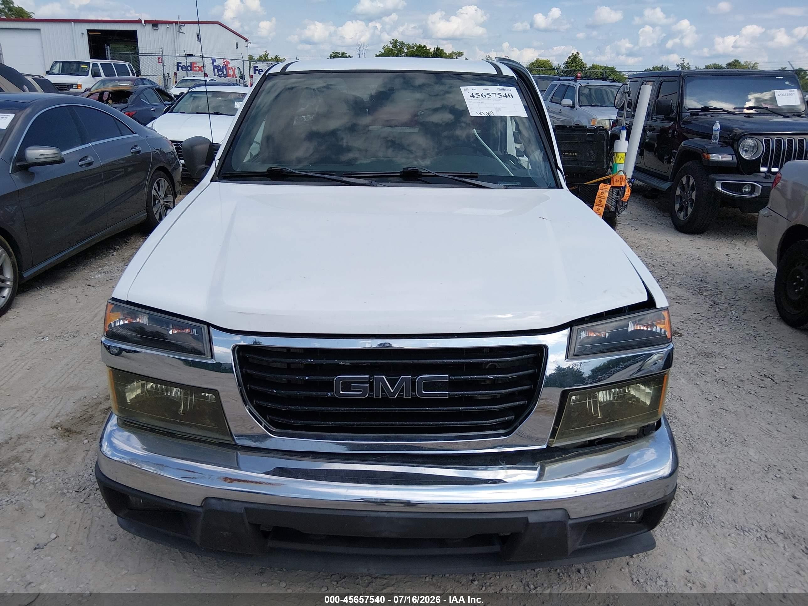 2004 Gmc Canyon Sle White vin: 1GTCS146548128866