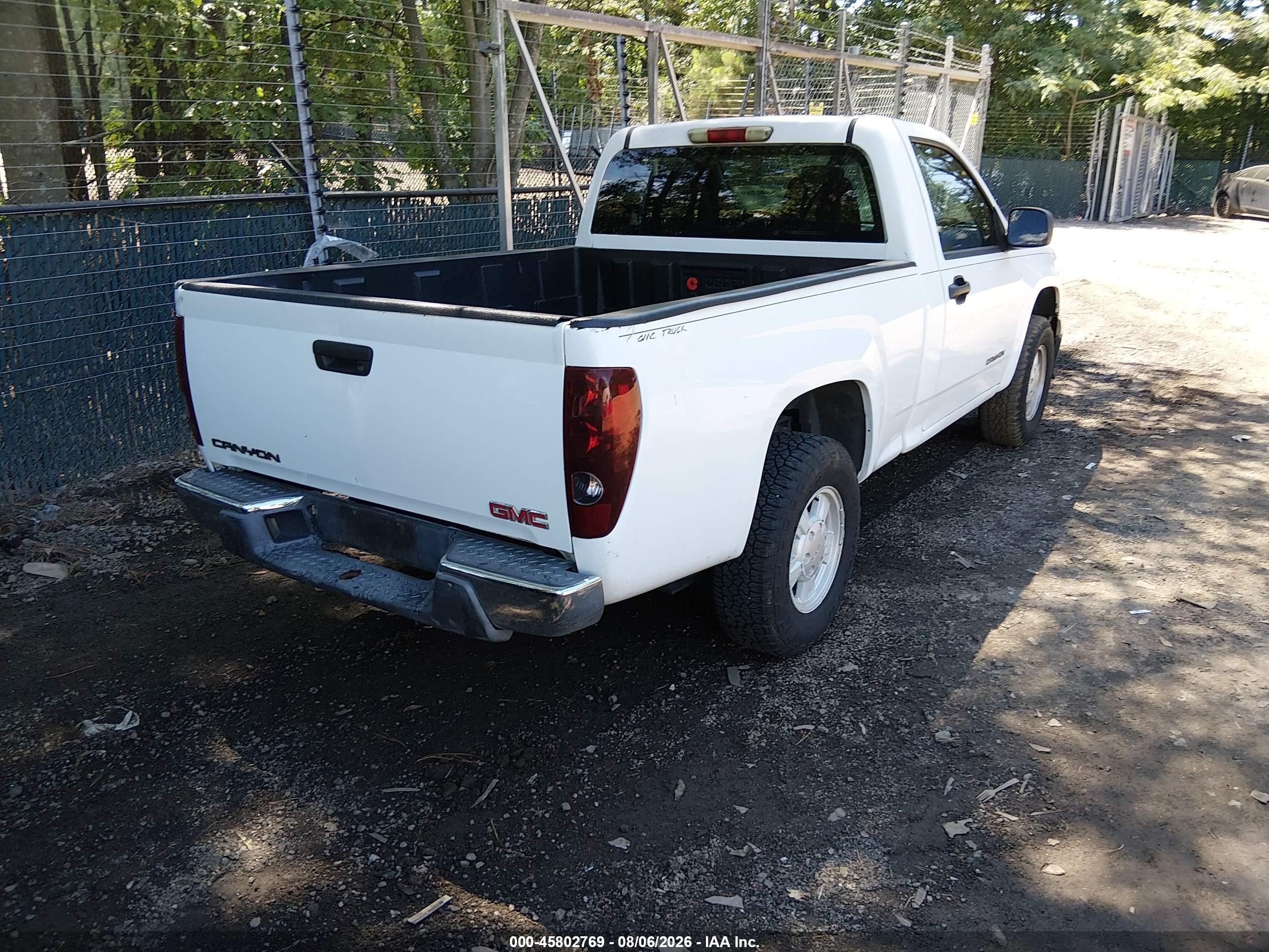 2004 Gmc Canyon Sl White vin: 1GTCS148248141592