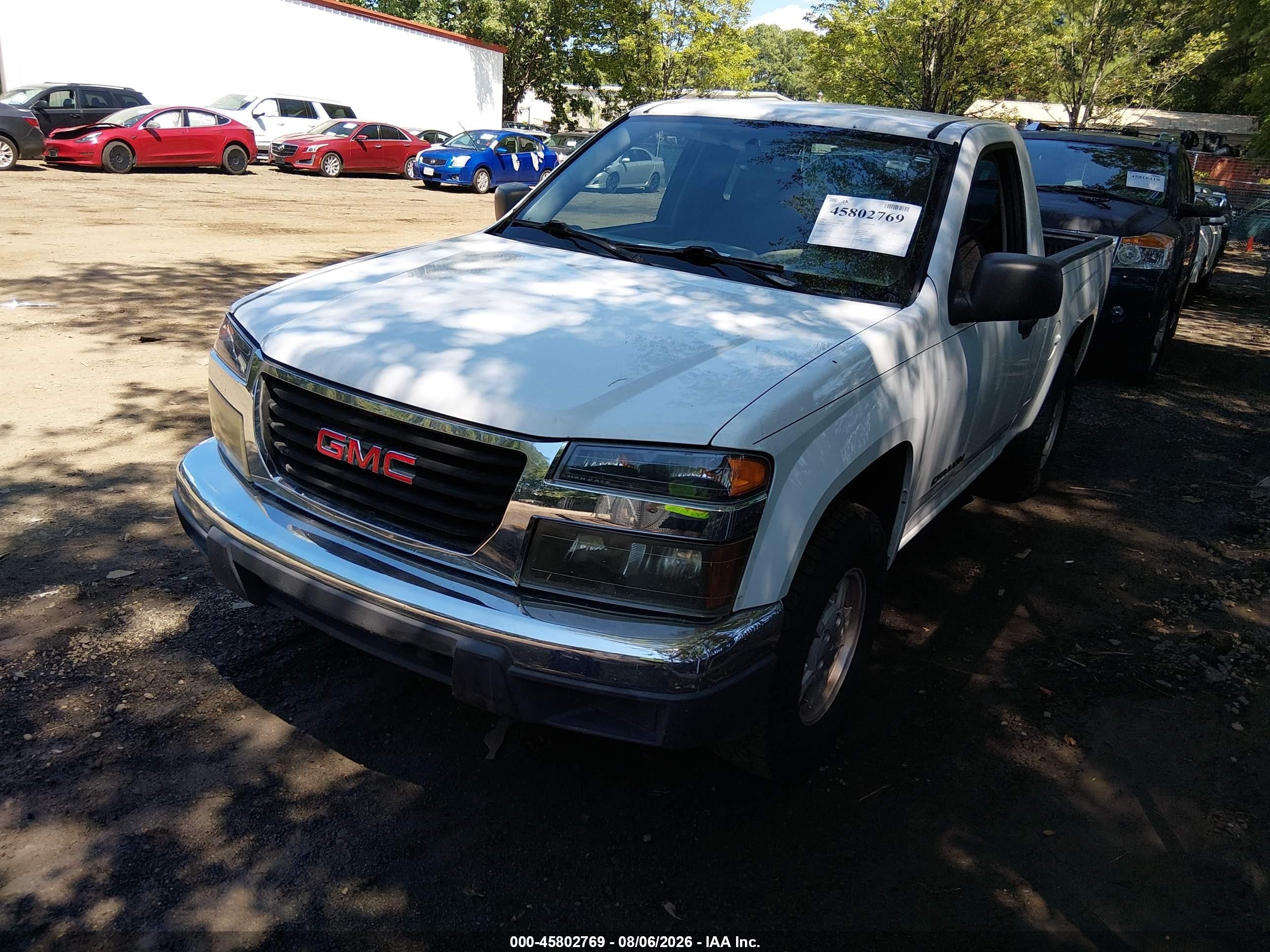 2004 Gmc Canyon Sl White vin: 1GTCS148248141592