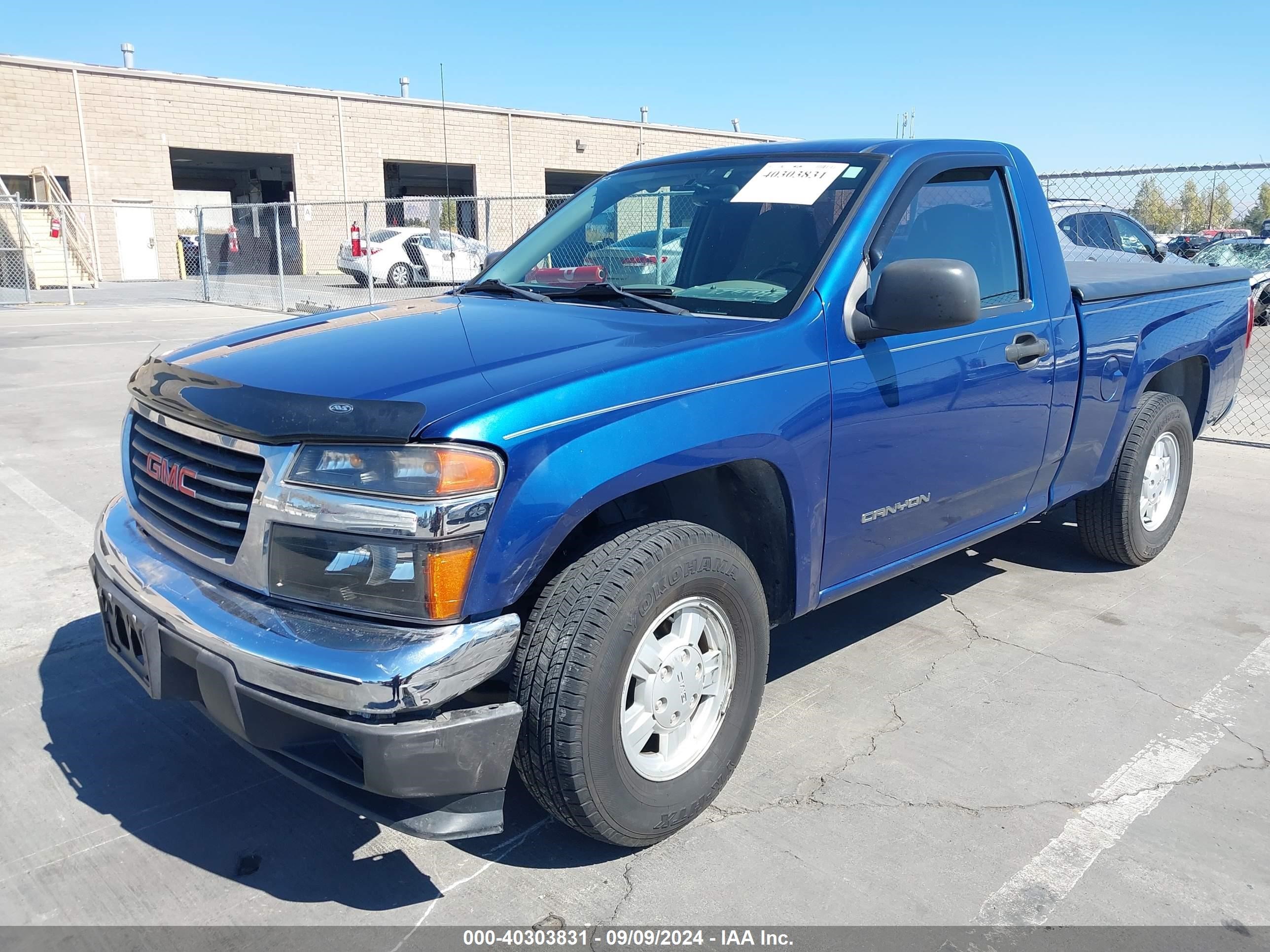 2005 Gmc Canyon Sl Blue vin: 1GTCS148458288384