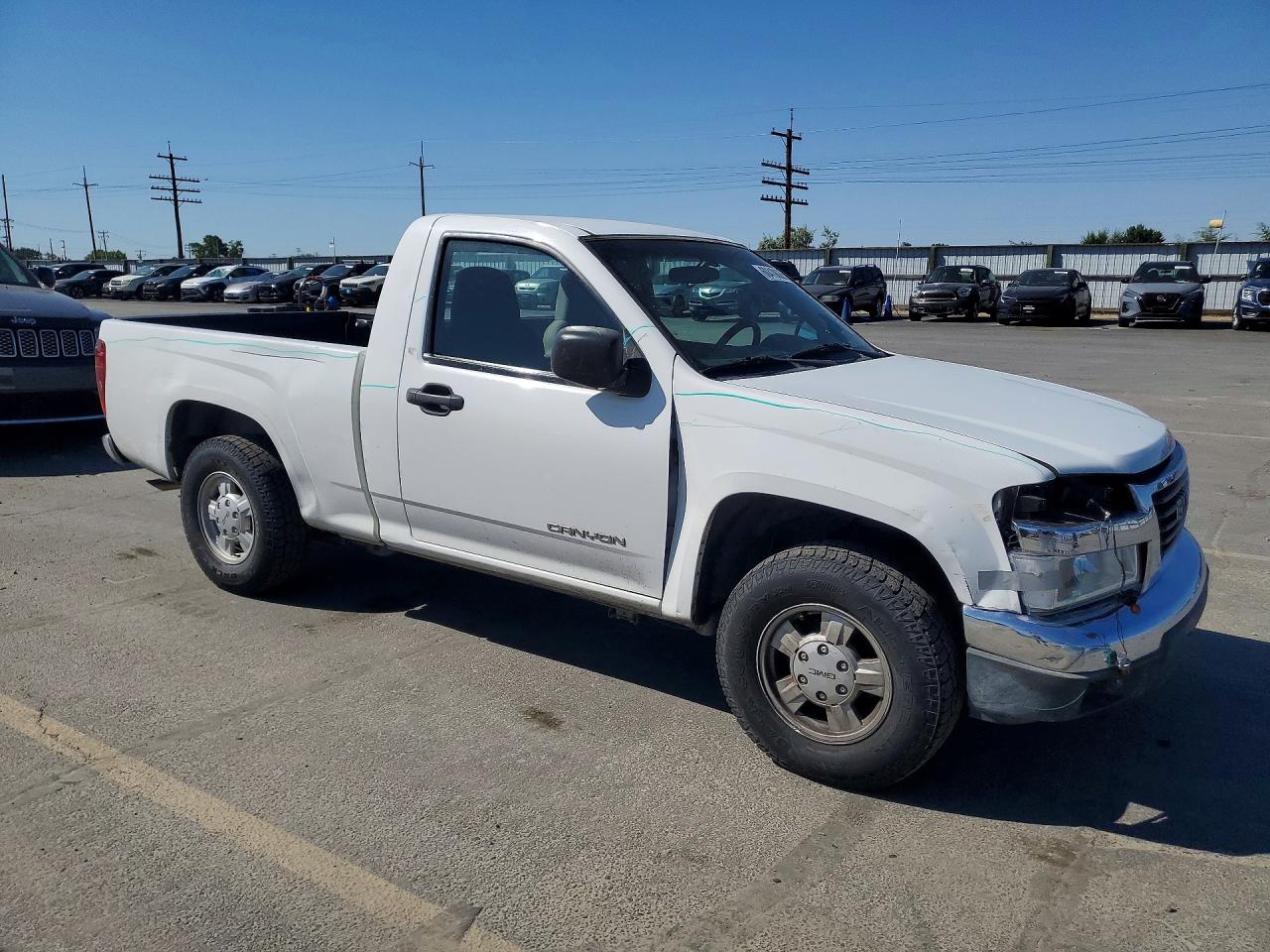 2005 Gmc Canyon White vin: 1GTCS148X58107269