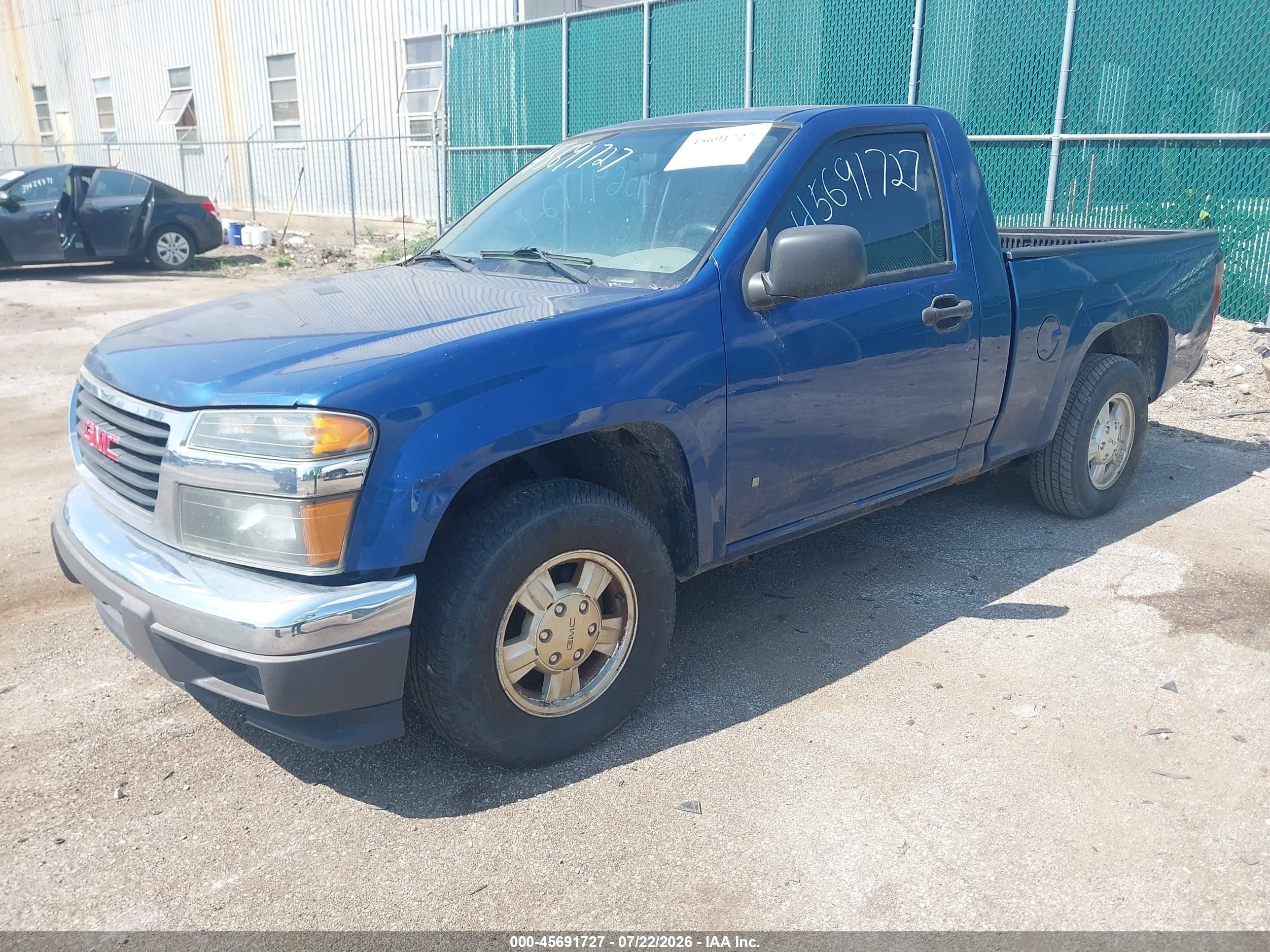 2006 Gmc Canyon Sl Blue vin: 1GTCS148X68318618