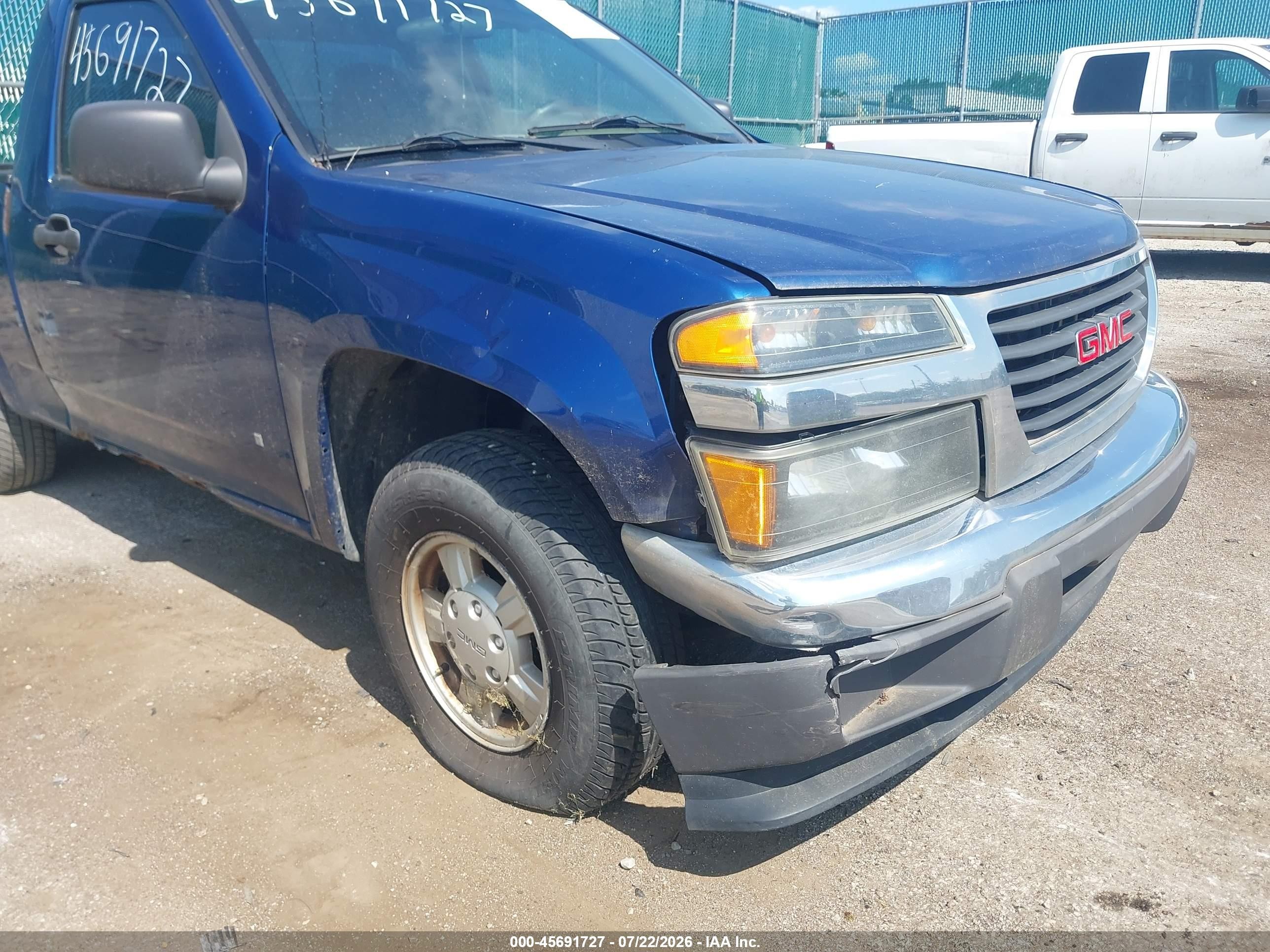 2006 Gmc Canyon Sl Blue vin: 1GTCS148X68318618