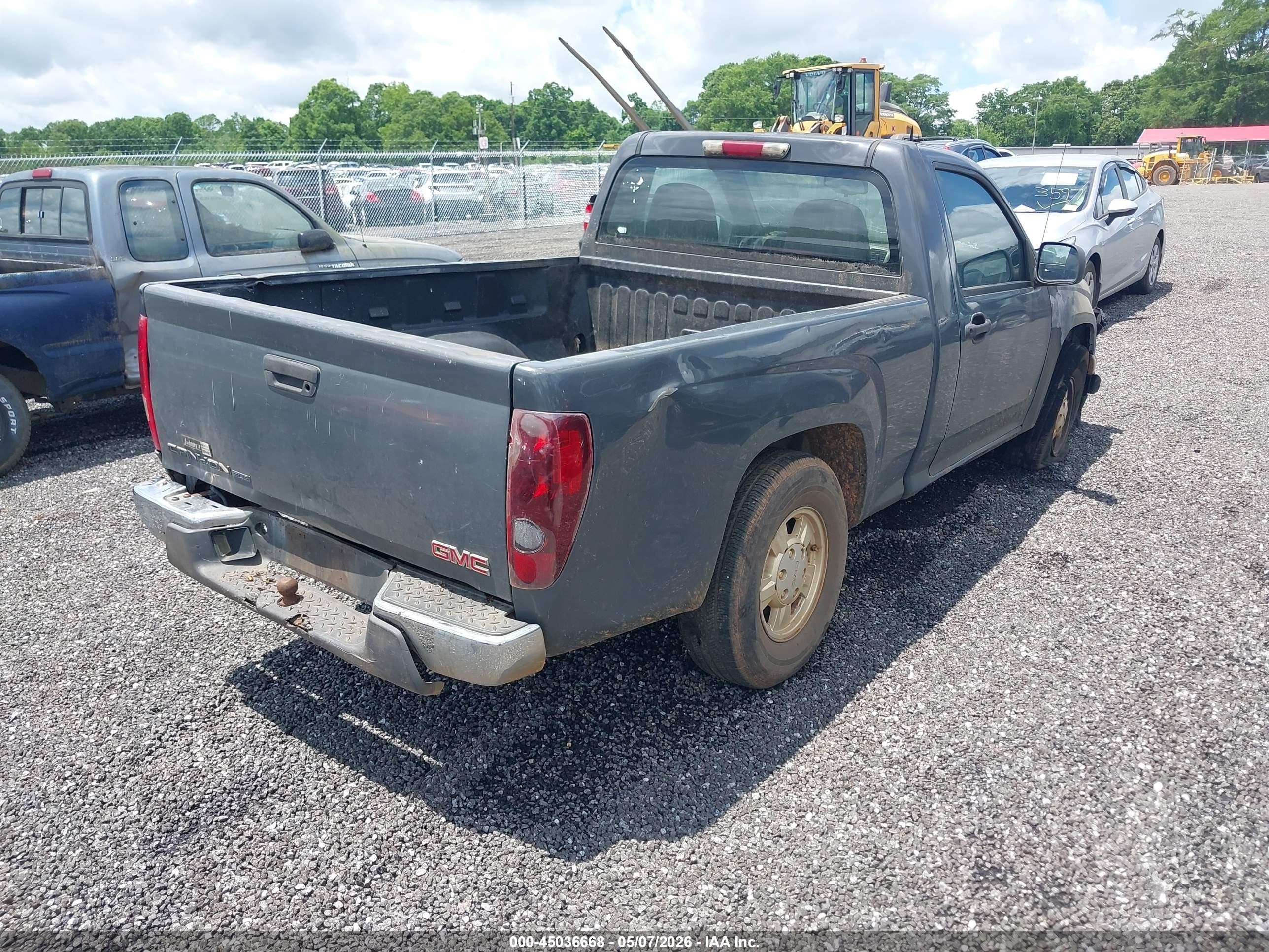2008 Gmc Canyon Sle1 Gray vin: 1GTCS149288107828