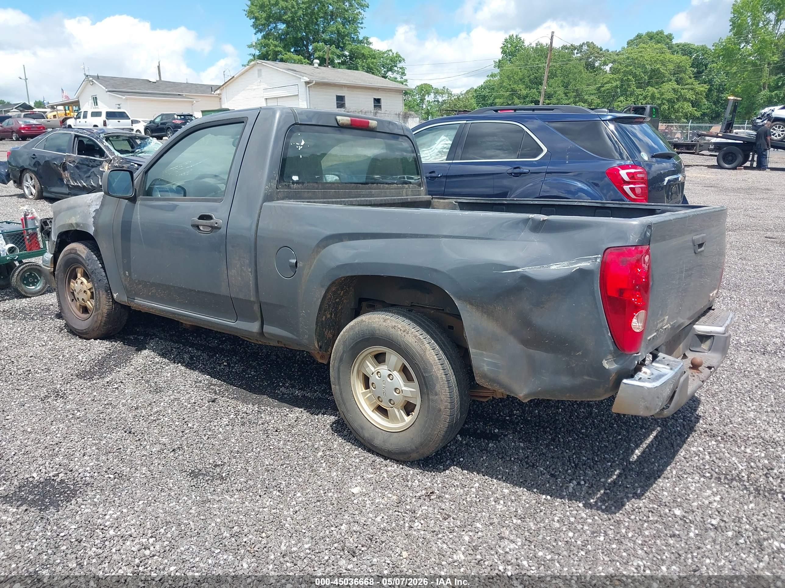 2008 Gmc Canyon Sle1 Gray vin: 1GTCS149288107828