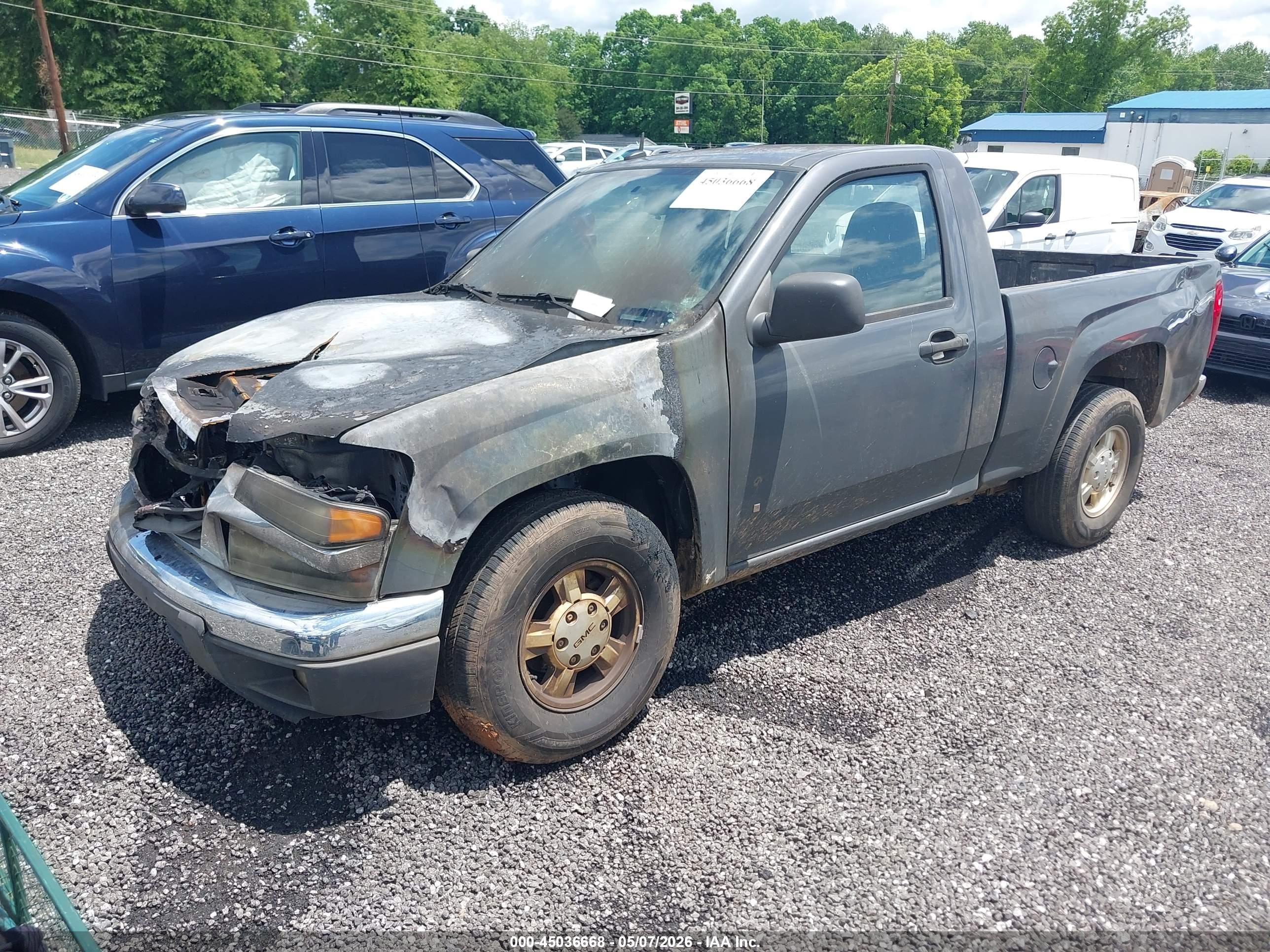 2008 Gmc Canyon Sle1 Gray vin: 1GTCS149288107828