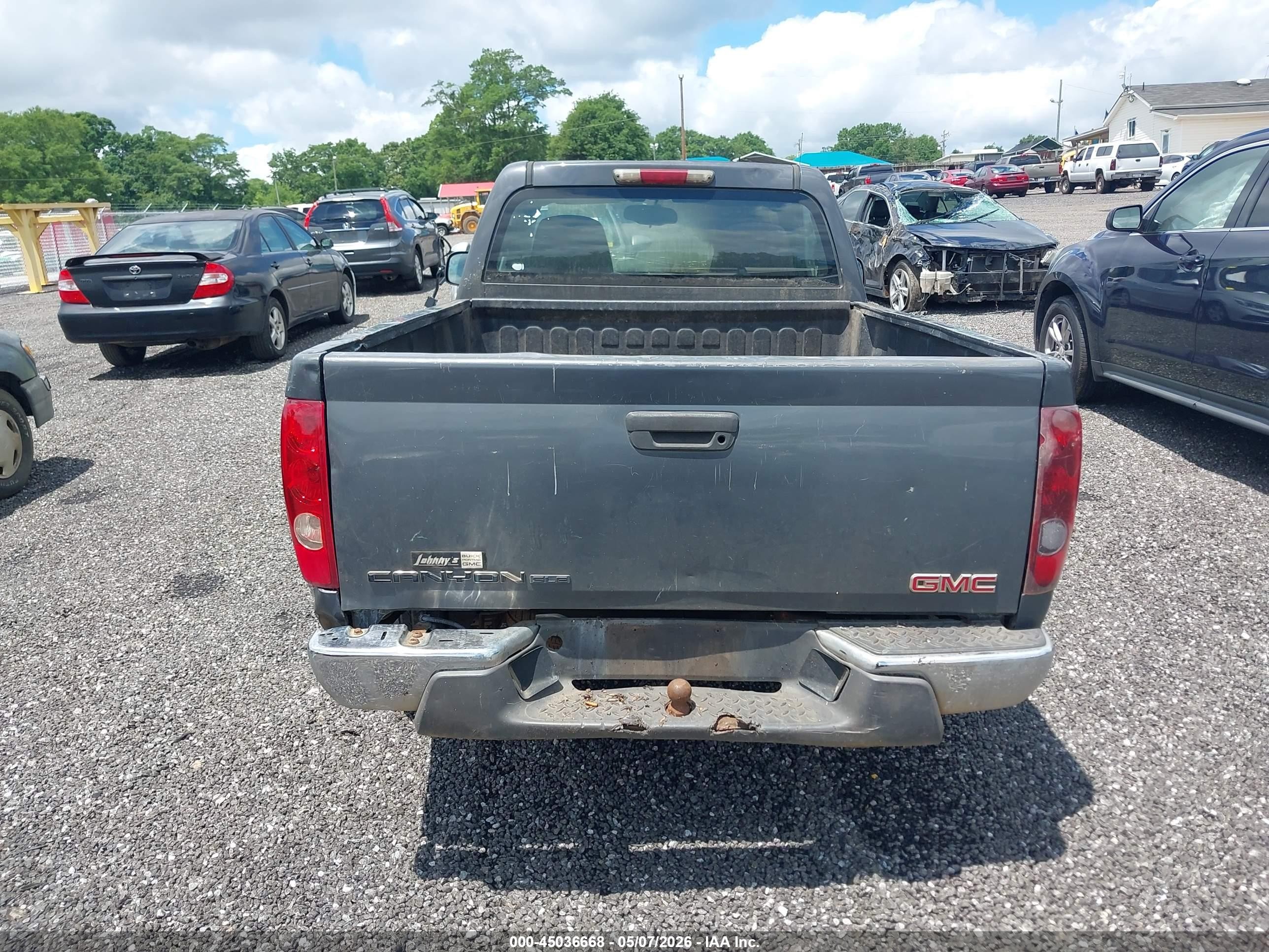 2008 Gmc Canyon Sle1 Gray vin: 1GTCS149288107828