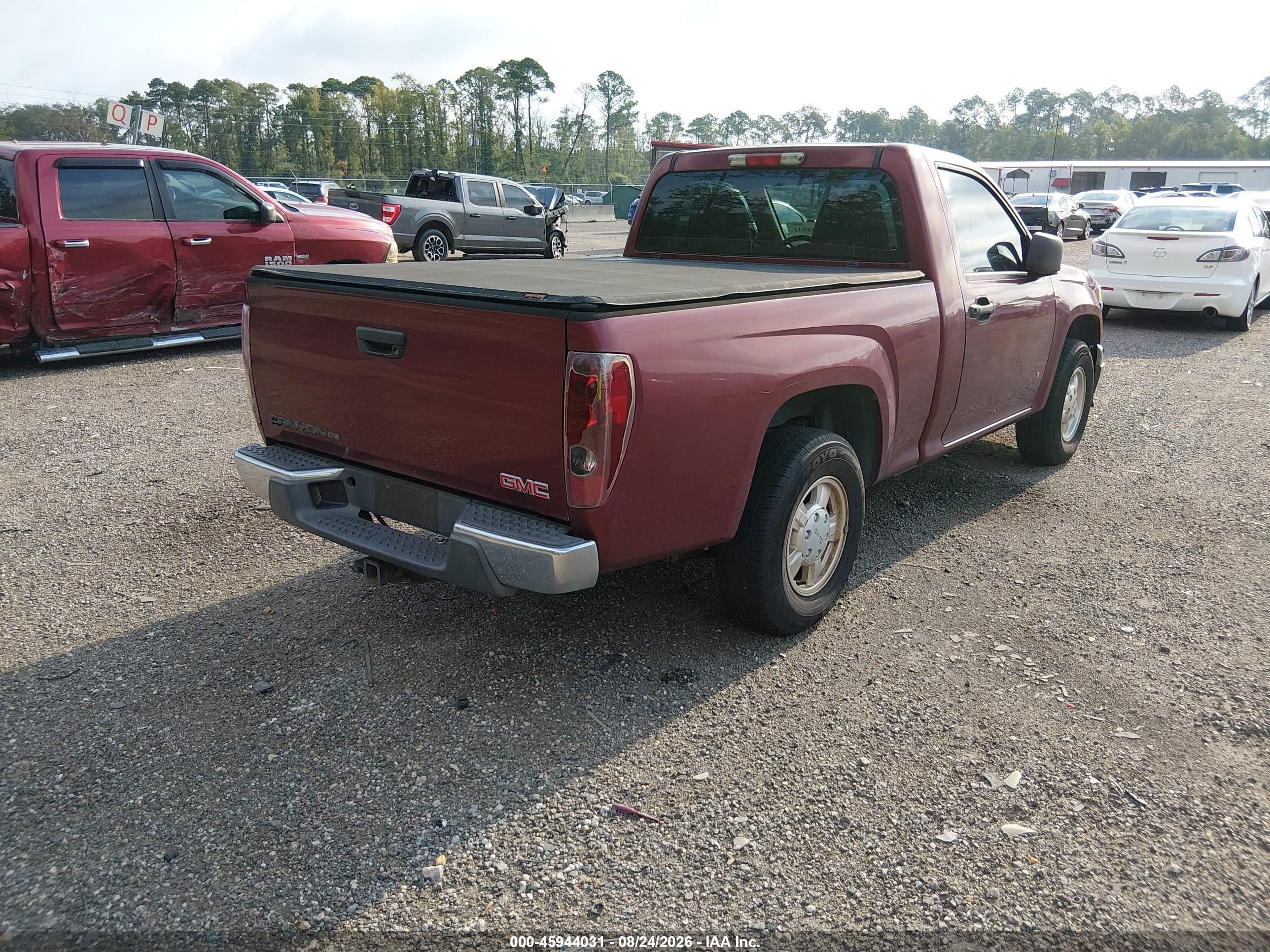 2007 Gmc Canyon Sl Red vin: 1GTCS149378246977