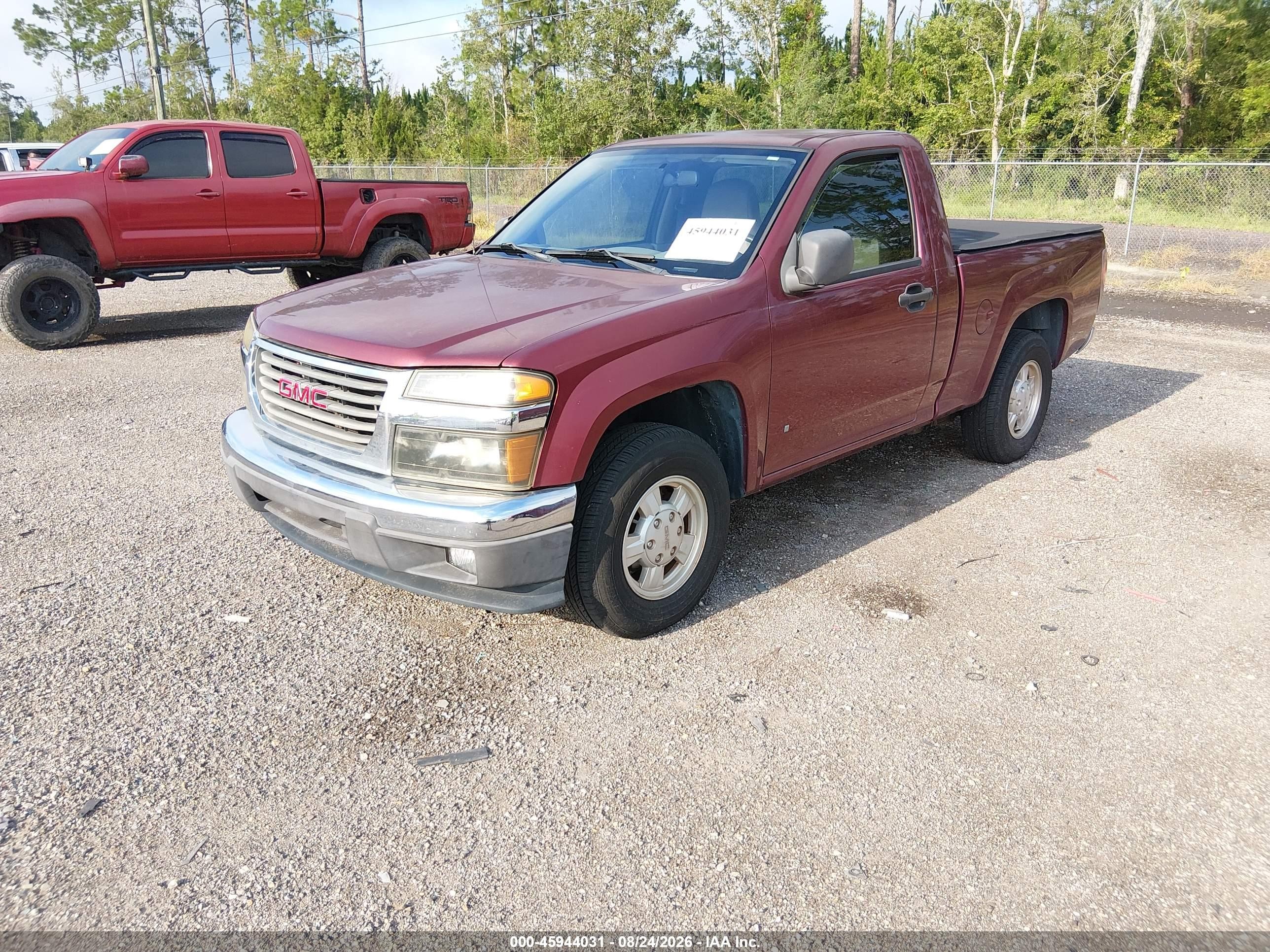 2007 Gmc Canyon Sl Red vin: 1GTCS149378246977