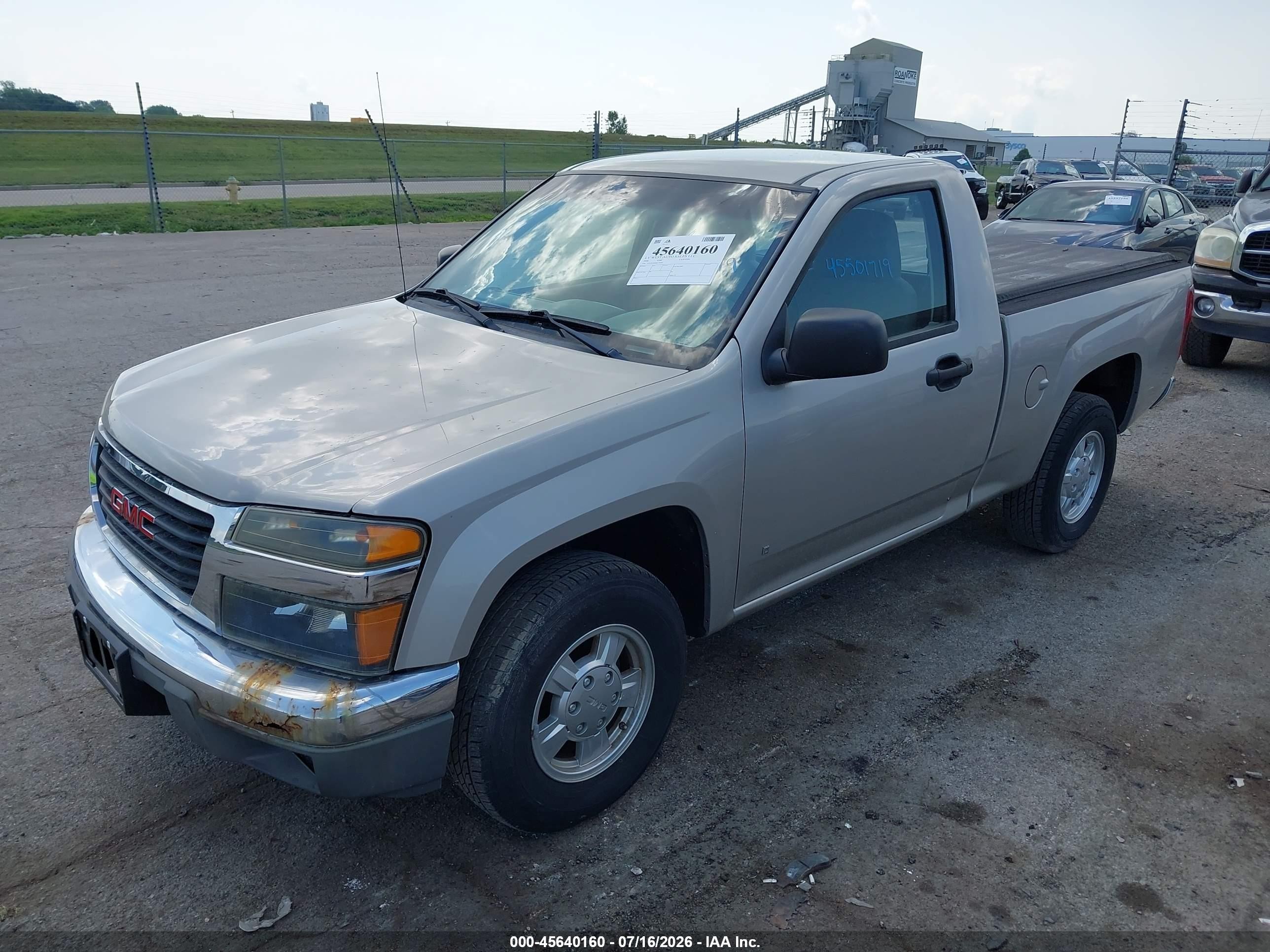 2008 Gmc Canyon Sl Silver vin: 1GTCS149688174769