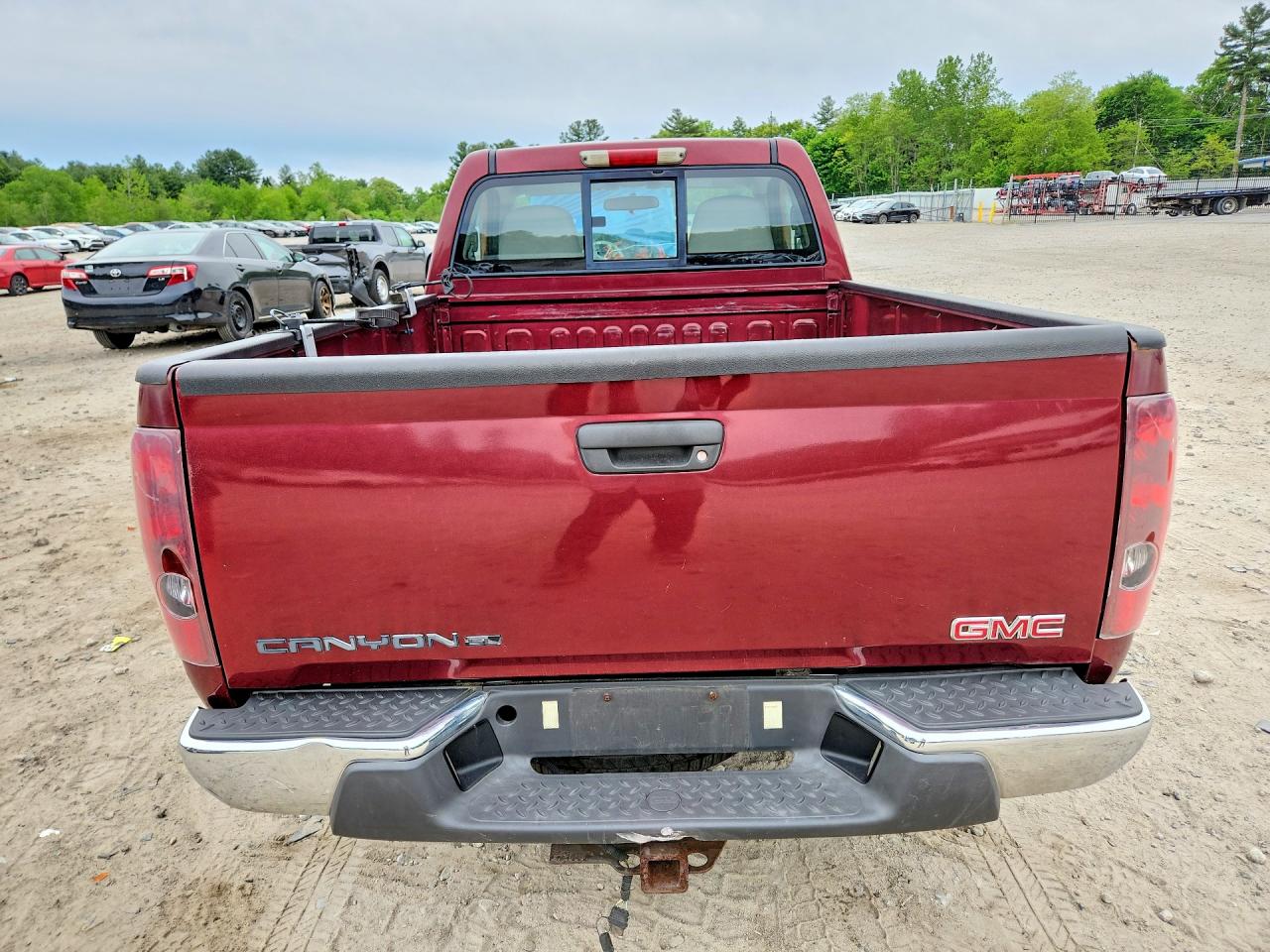 2007 Gmc Canyon Burgundy vin: 1GTCS149778205798