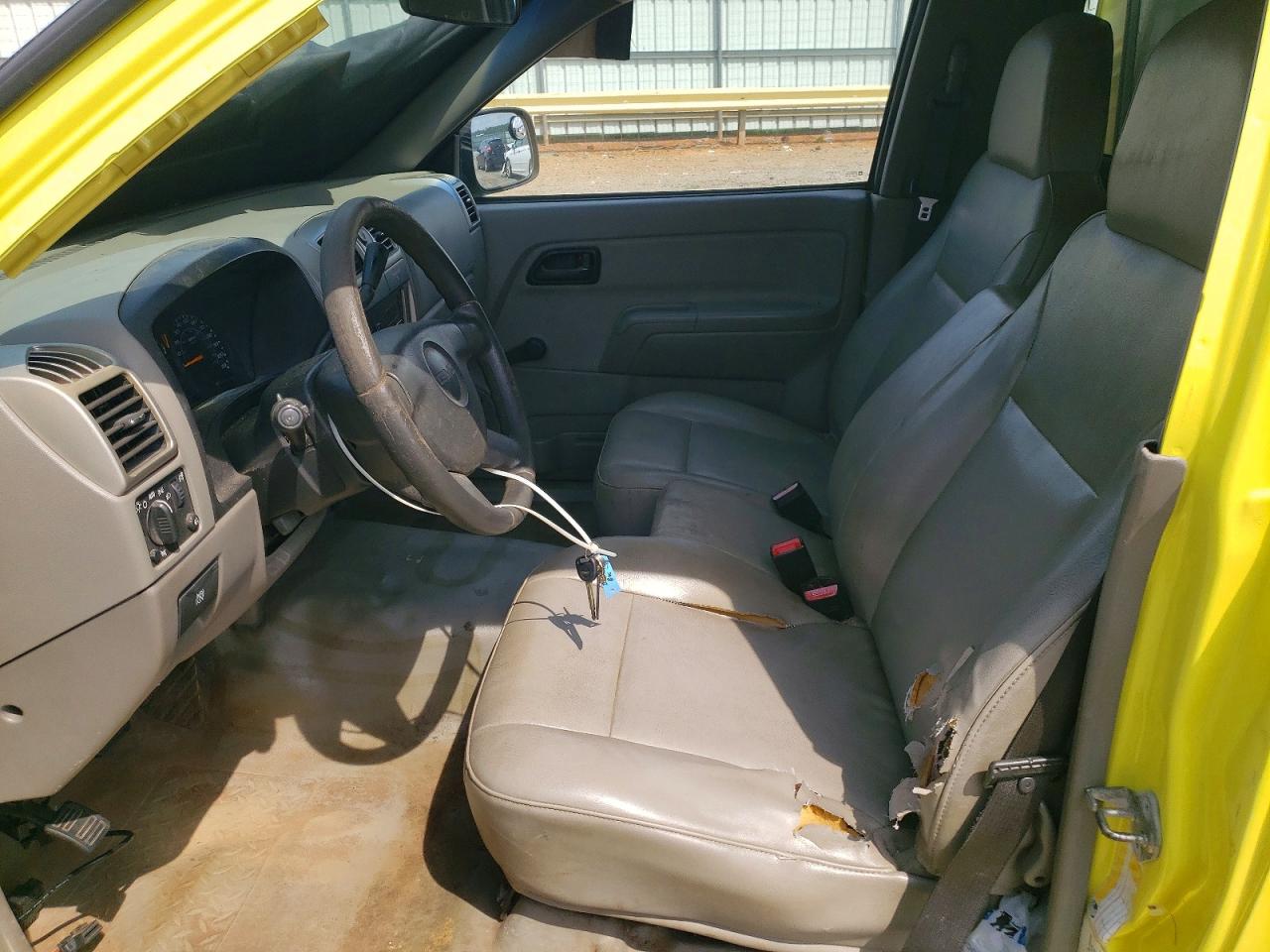 2007 Gmc Canyon Work Truck Yellow vin: 1GTCS149978246160