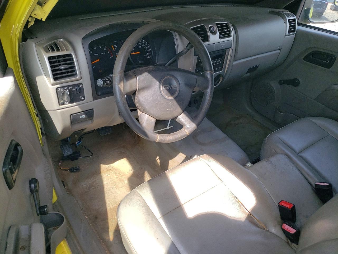 2007 Gmc Canyon Work Truck Yellow vin: 1GTCS149978246160
