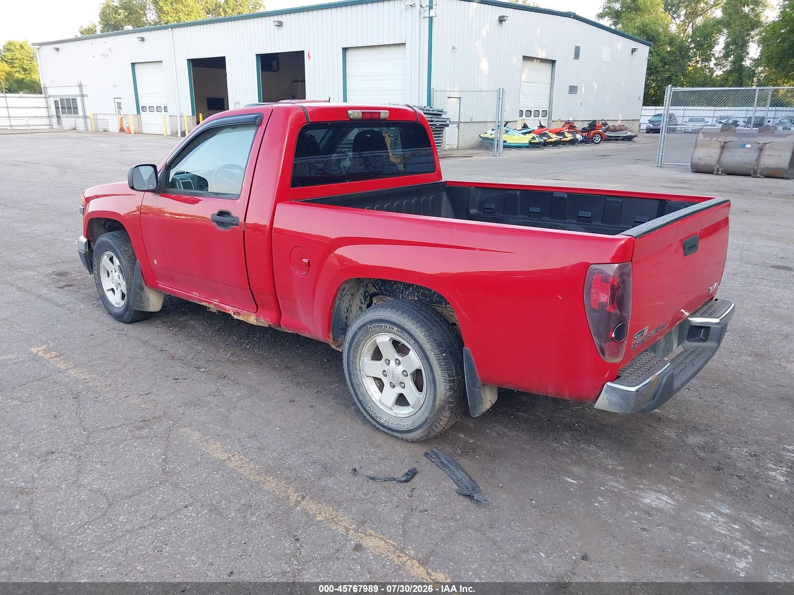2009 Gmc Canyon Sle1 Red vin: 1GTCS149X98100255