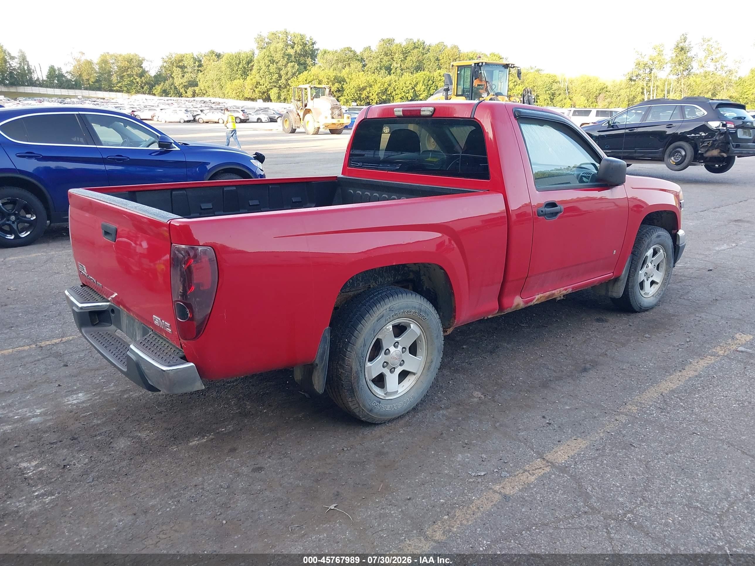 2009 Gmc Canyon Sle1 Red vin: 1GTCS149X98100255