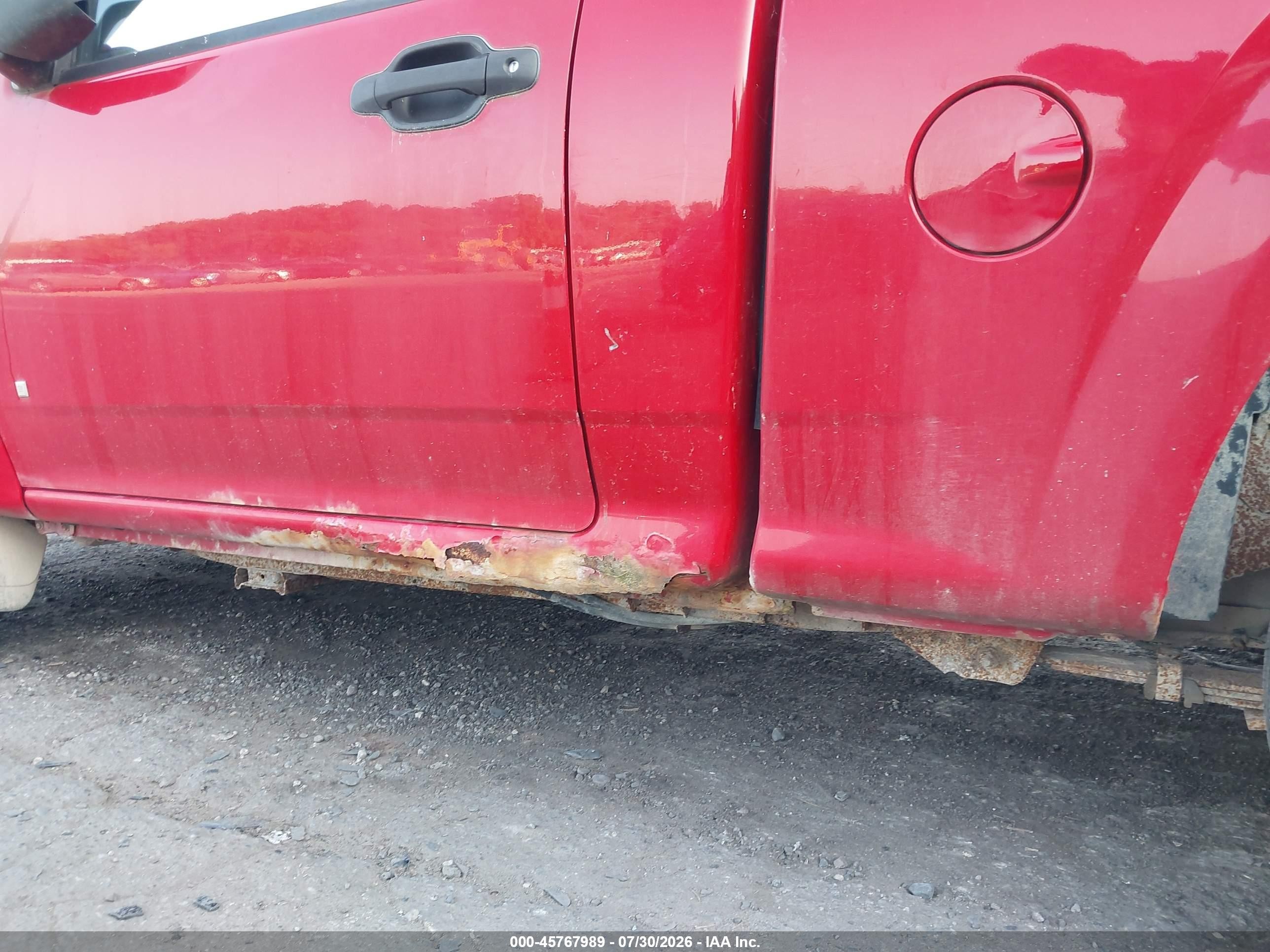 2009 Gmc Canyon Sle1 Red vin: 1GTCS149X98100255