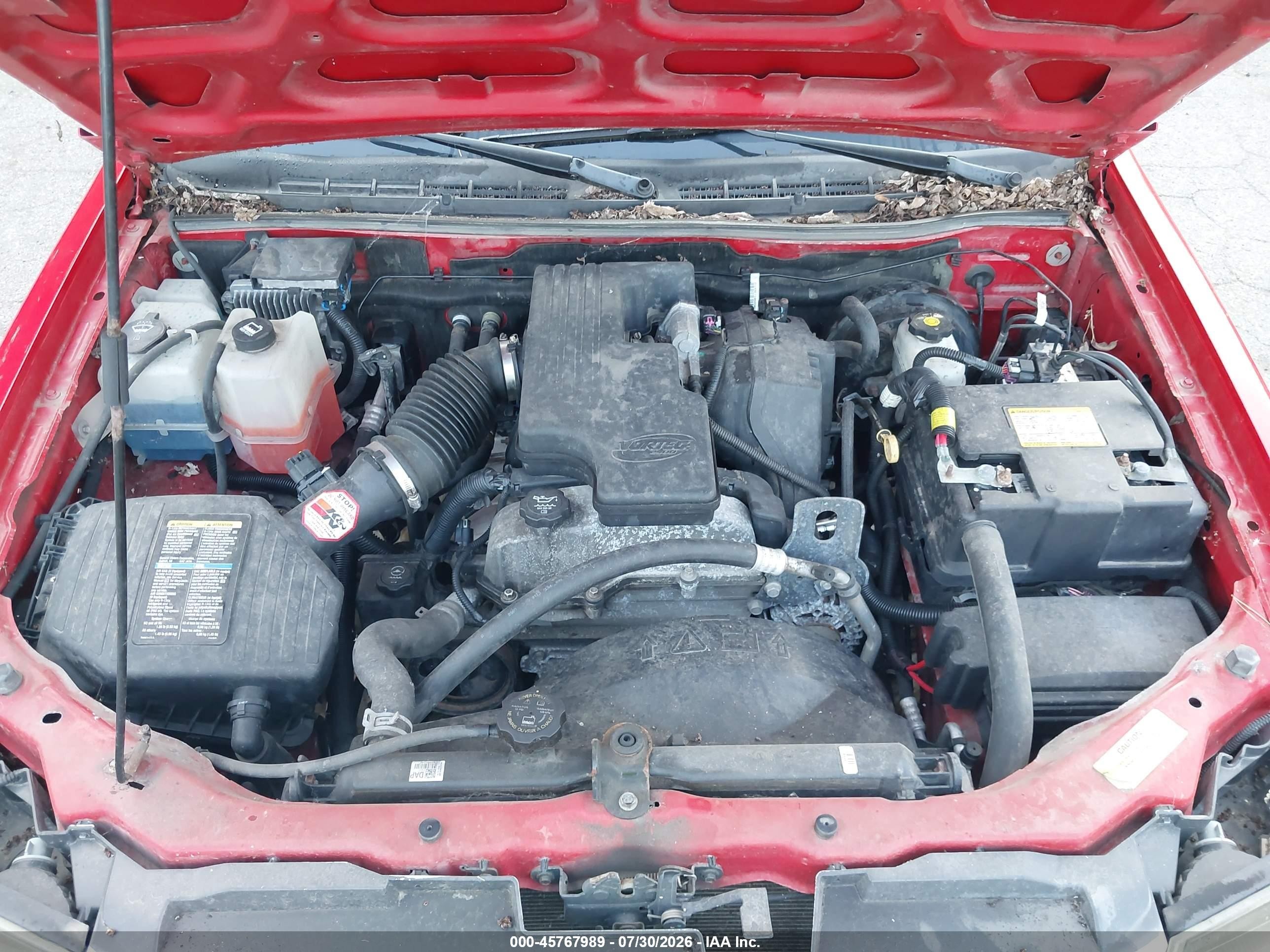 2009 Gmc Canyon Sle1 Red vin: 1GTCS149X98100255