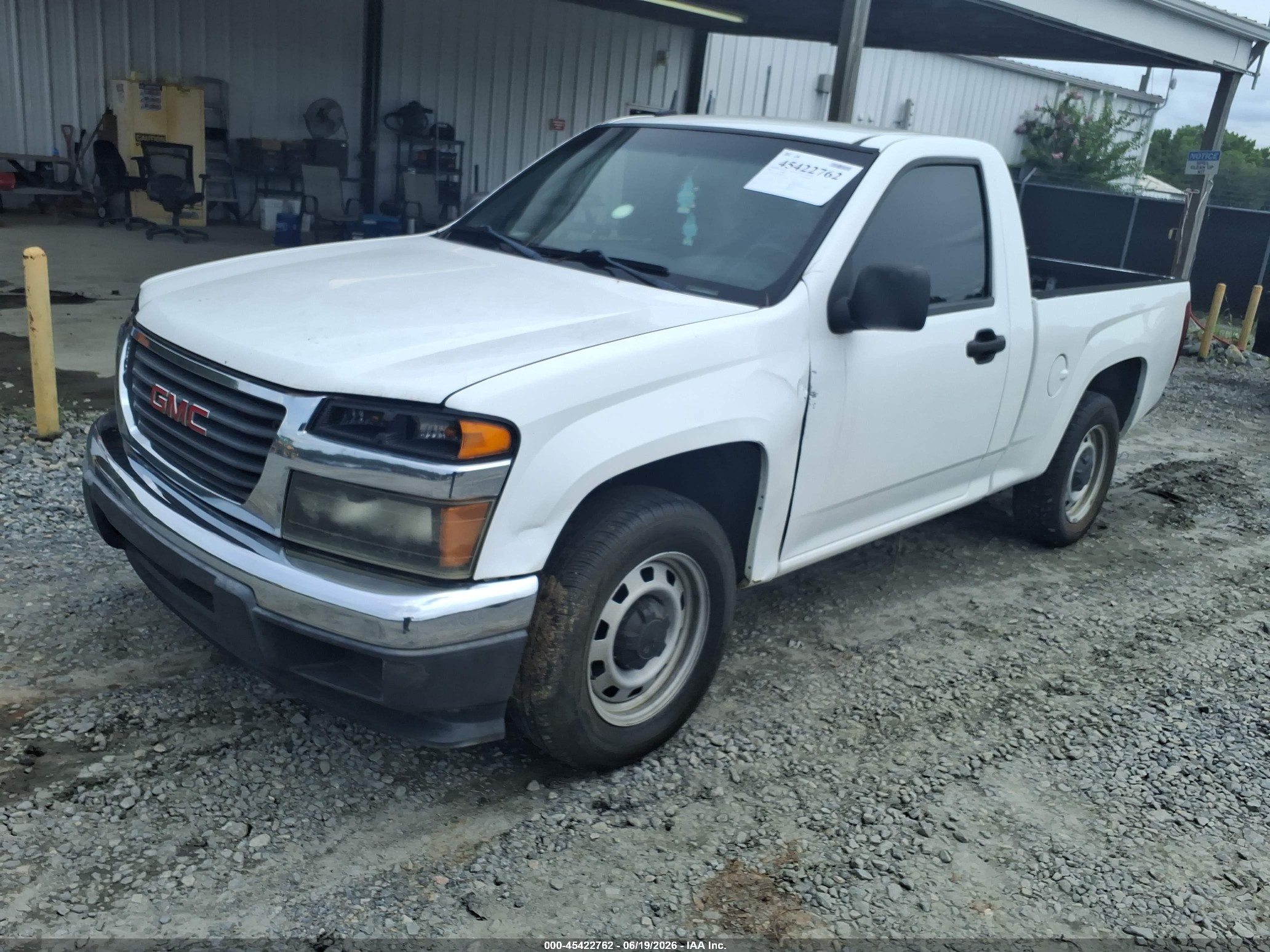 2009 Gmc Canyon Work Truck White vin: 1GTCS149X98128685