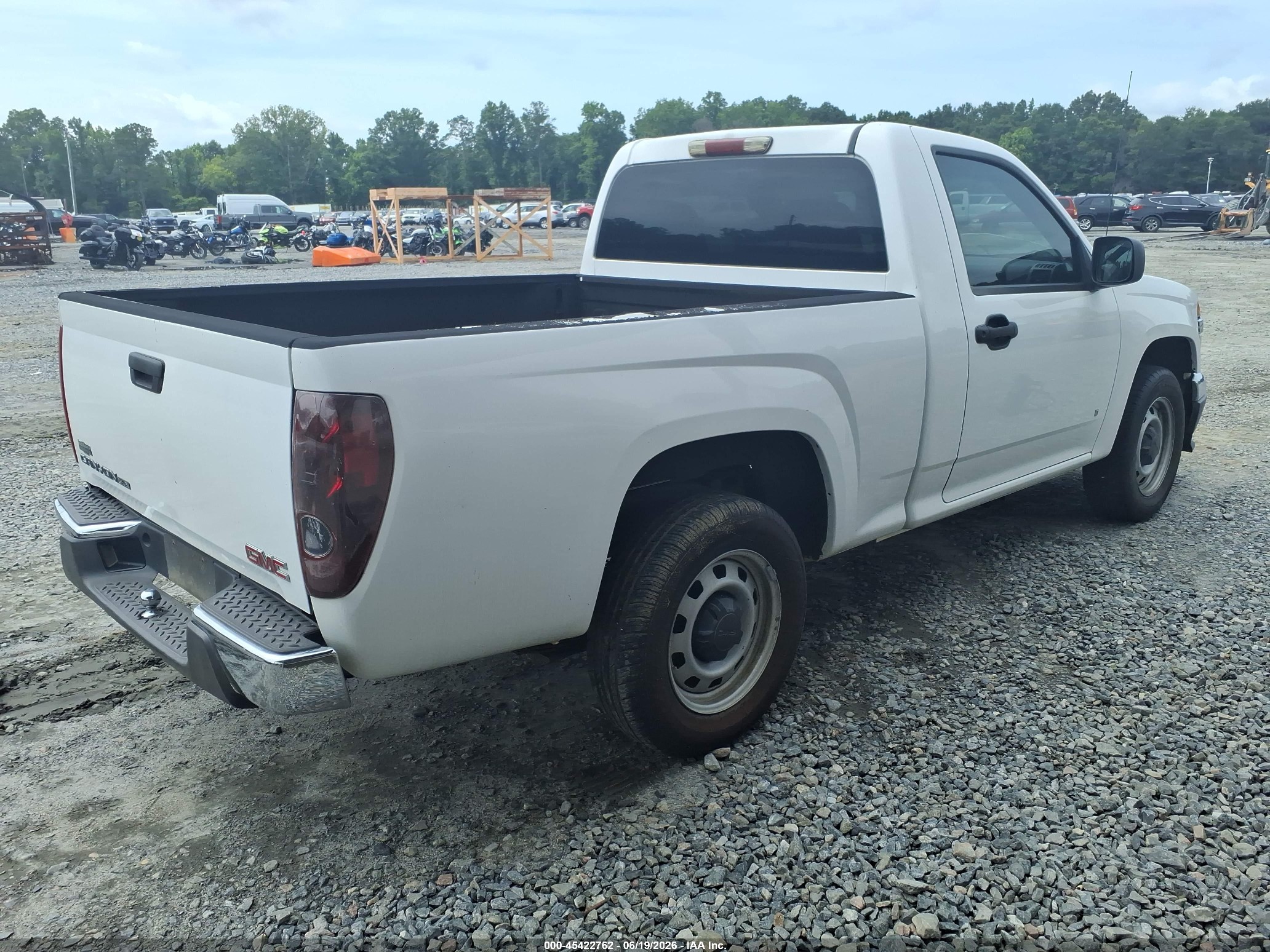 2009 Gmc Canyon Work Truck White vin: 1GTCS149X98128685