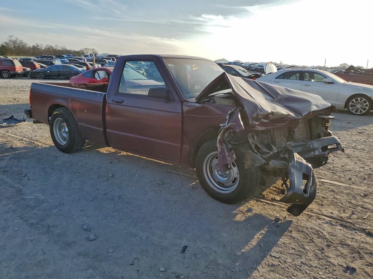 1991 Gmc Sonoma Red vin: 1GTCS14A0M8537202