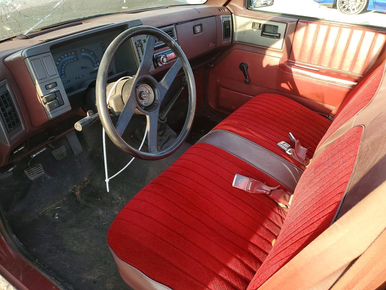 1991 Gmc Sonoma Red vin: 1GTCS14A0M8537202