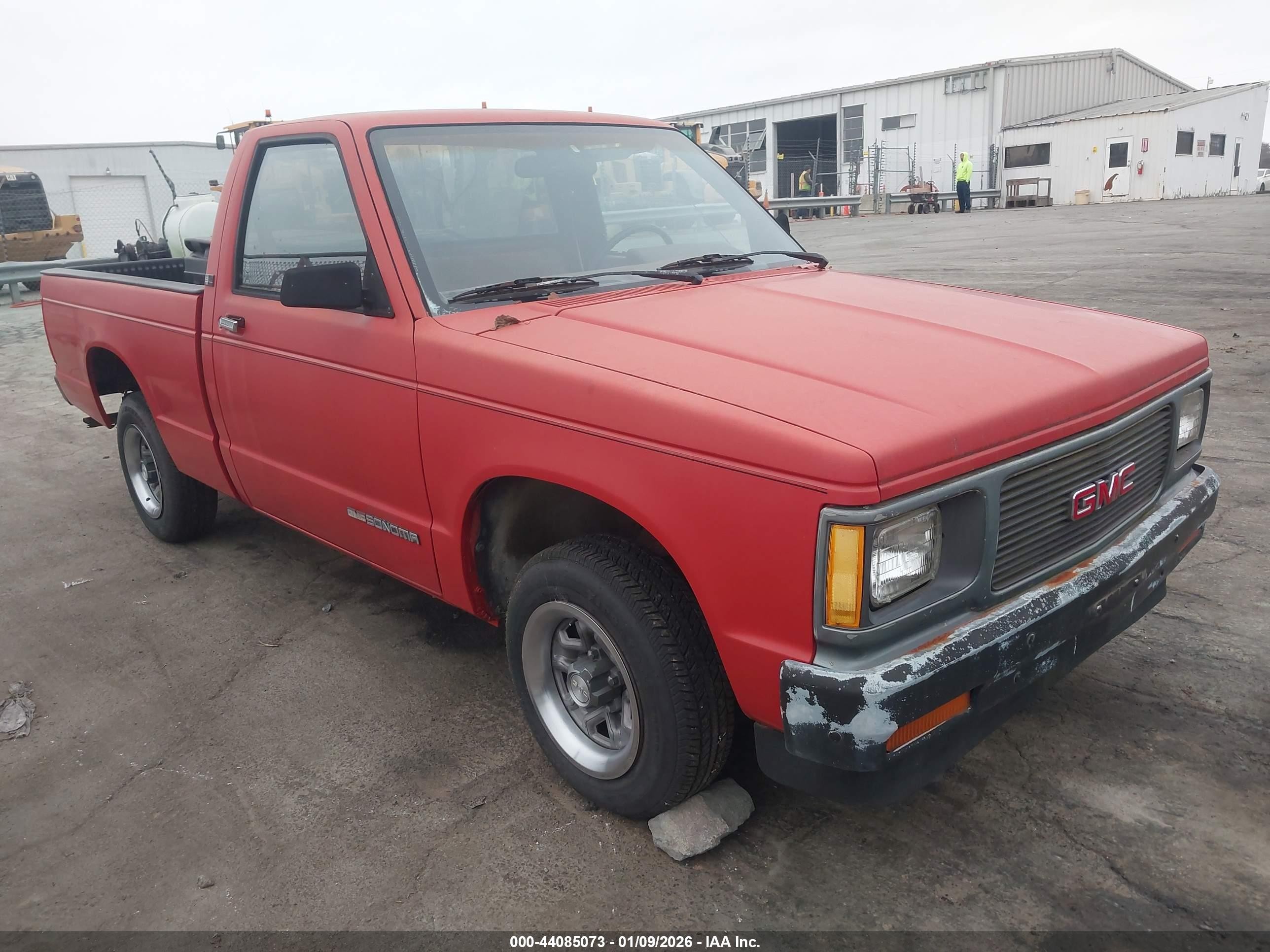 1991 Gmc Sonoma   Red vin: 1GTCS14E2M8507914